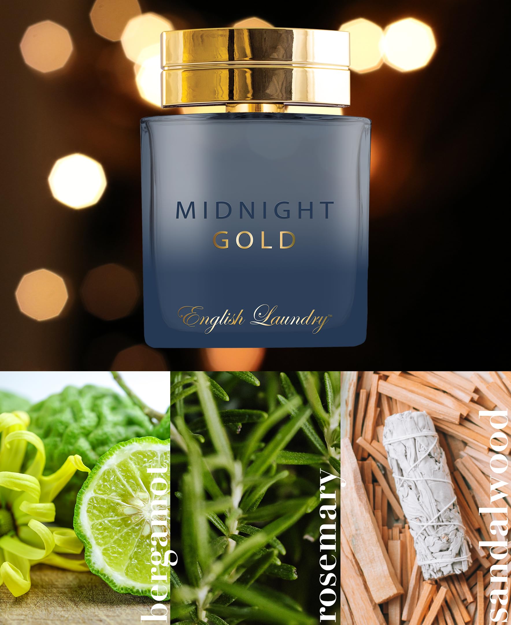 Foto 4 pulgar | Perfume English Laundry Midnight Gold Eau De Parfum, 100 Ml - Venta Internacional.