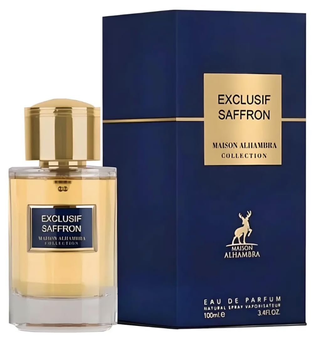 Perfume Maison Alhambra Exculsif Saffron Edp 100 Ml Para Hombre - Venta Internacional.