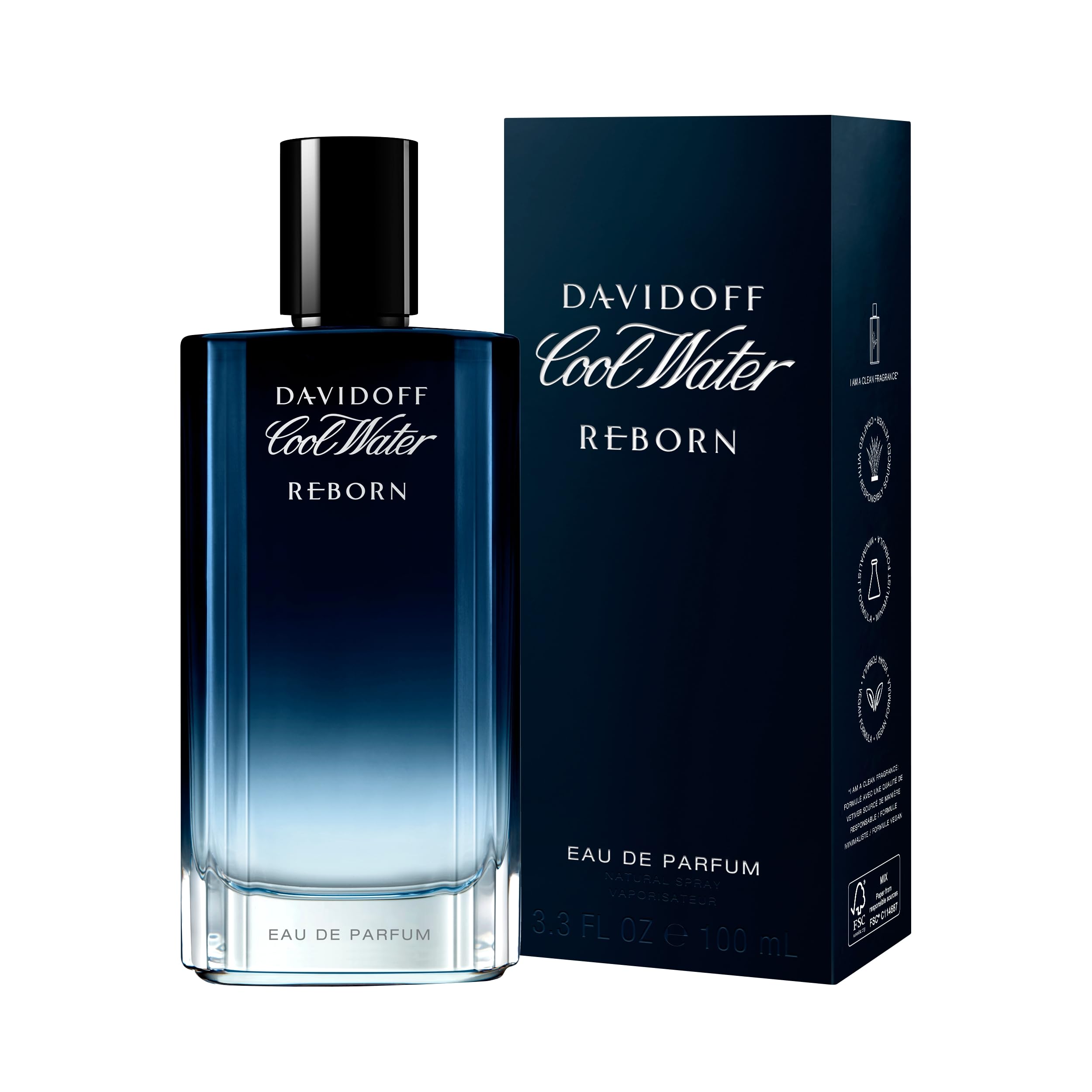 Foto 3 pulgar | Perfume Davidoff Cool Water Reborn Eau De Parfum Para Hombre, 100 Ml - Venta Internacional.