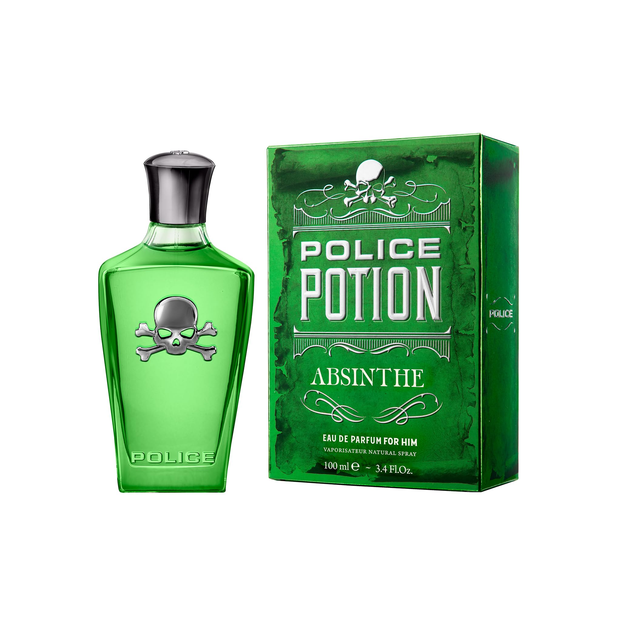 Foto 3 pulgar | Perfume Police Potion Absinthe Eau De Parfum, 100 Ml, Para Hombre - Venta Internacional.