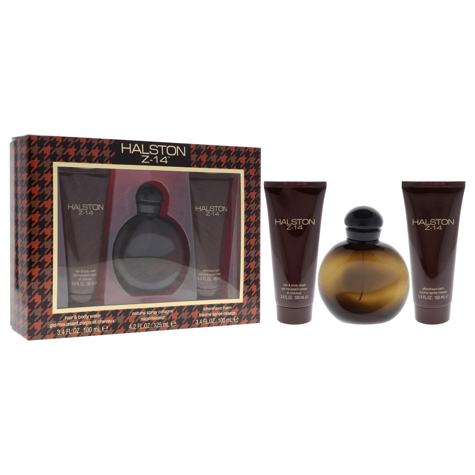 Foto 3 | Set De Regalo Halston Z-14 Para Hombre Edc 125 Ml, Bálsamo Para Después Del Afeitado 100 Ml - Venta Internacional.