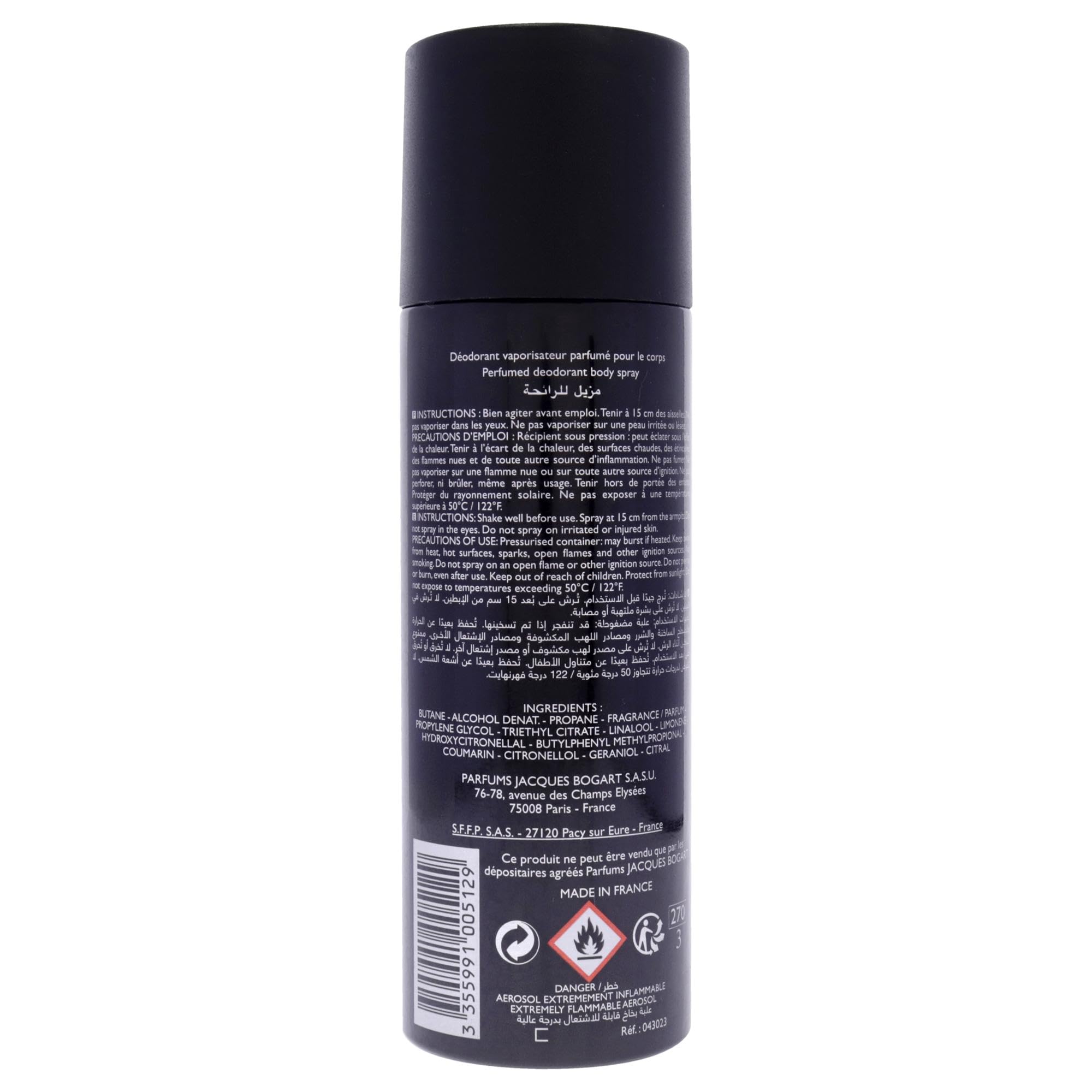 Foto 3 pulgar | Spray Corporal Jacques Bogart Silver Scent Intense 200 Ml Para Hombre - Venta Internacional.