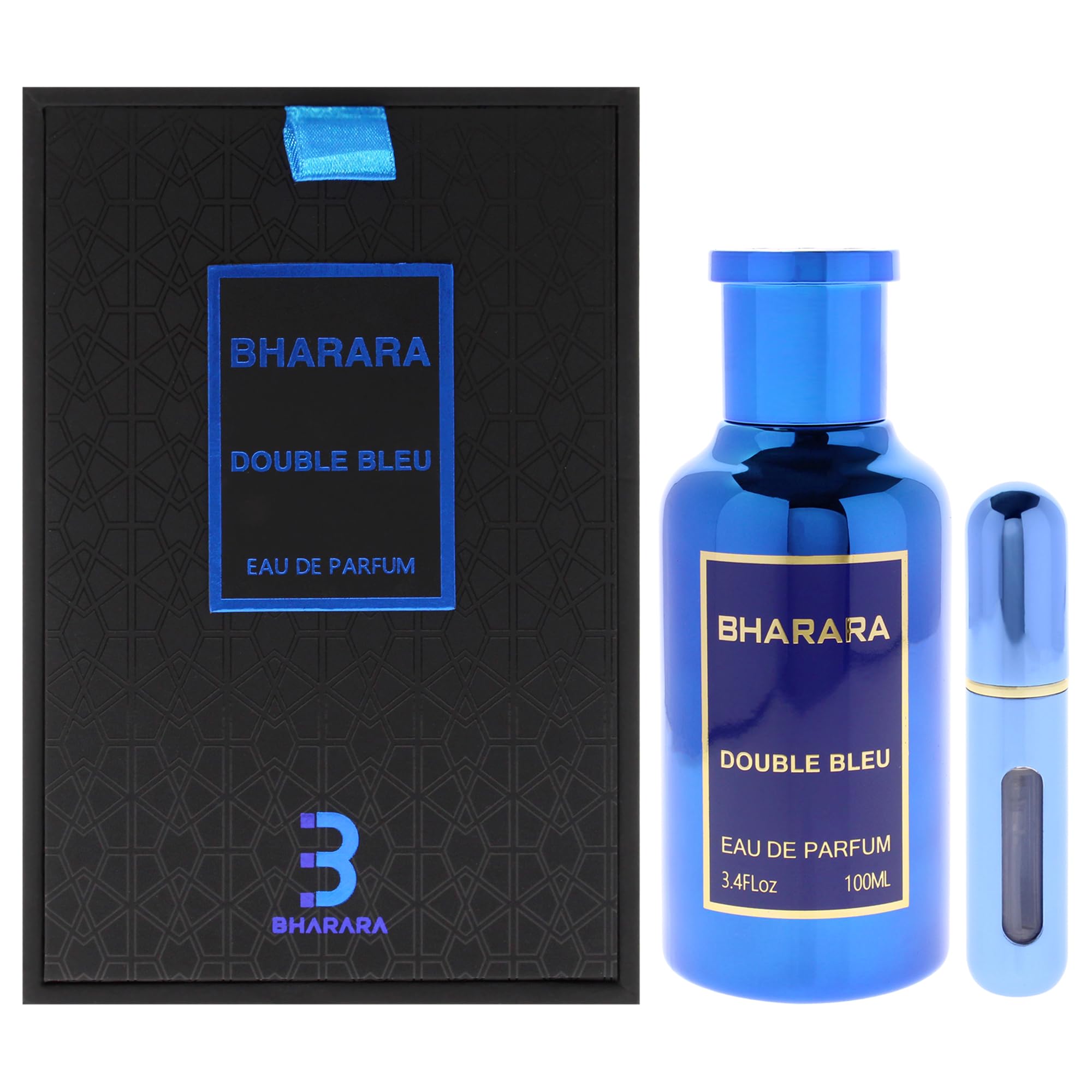 Perfume Bharara Double Bleu Eau De Parfum, 100 Ml, Para Hombre - Venta Internacional.