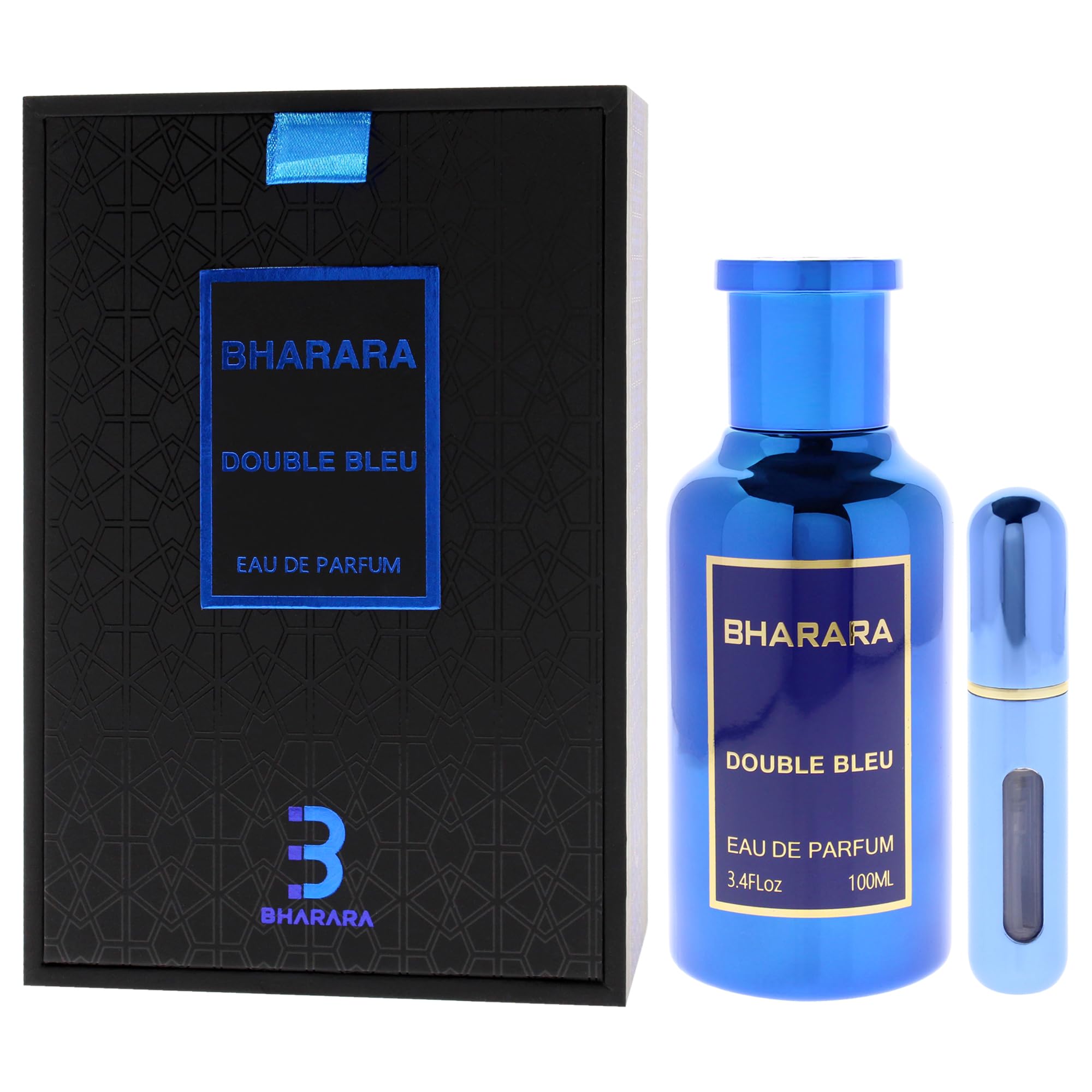 Foto 5 pulgar | Perfume Bharara Double Bleu Eau De Parfum, 100 Ml, Para Hombre - Venta Internacional.