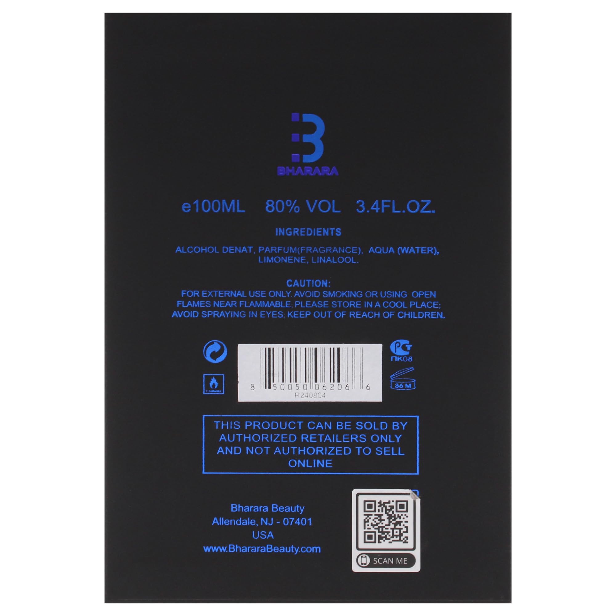 Foto 7 | Perfume Bharara Double Bleu Eau De Parfum, 100 Ml, Para Hombre - Venta Internacional.