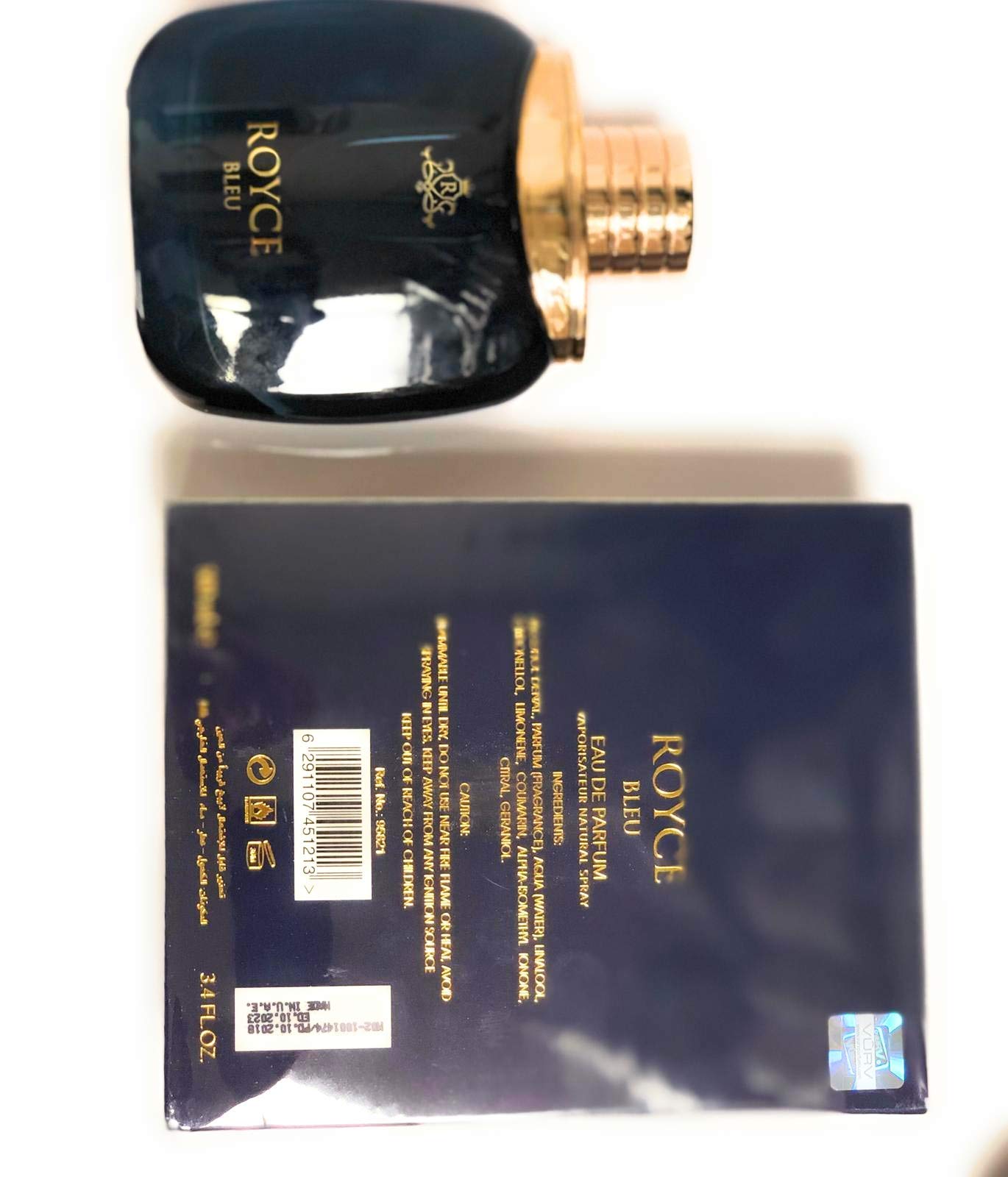 Perfume Lattafa Royce Blue Eau De Parfum 100 Ml Para Hombre - Venta Internacional.