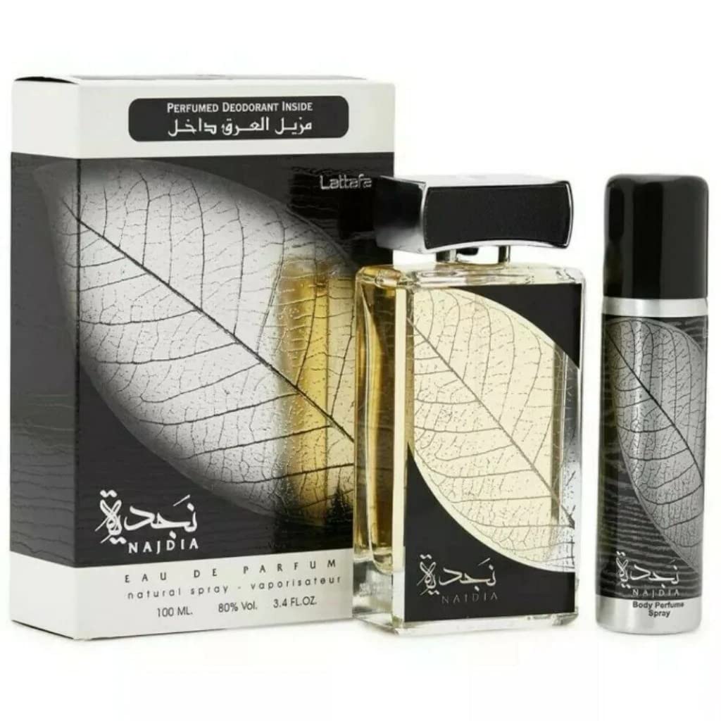 Foto 2 pulgar | Set De Perfume Lattafa Najdia Para Hombre Eau De Parfum 100 Ml + Desodorante - Venta Internacional.