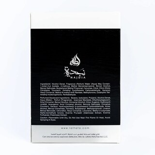 Foto 3 | Set De Perfume Lattafa Najdia Para Hombre Eau De Parfum 100 Ml + Desodorante - Venta Internacional.