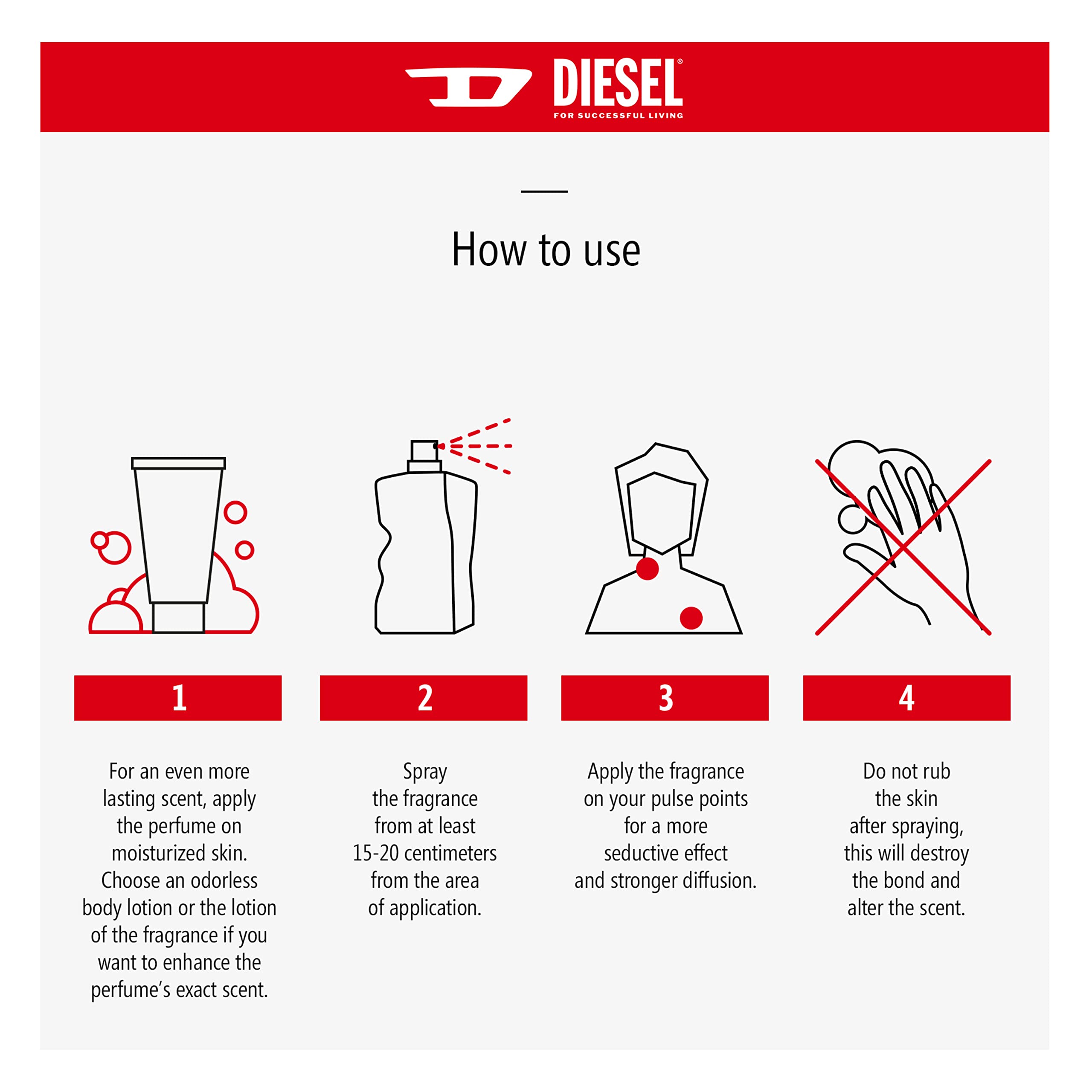 Foto 7 pulgar | Eau De Toilette Recargable Perfume Diesel D, 100 Ml, Para Hombres Y Mujeres - Venta Internacional.