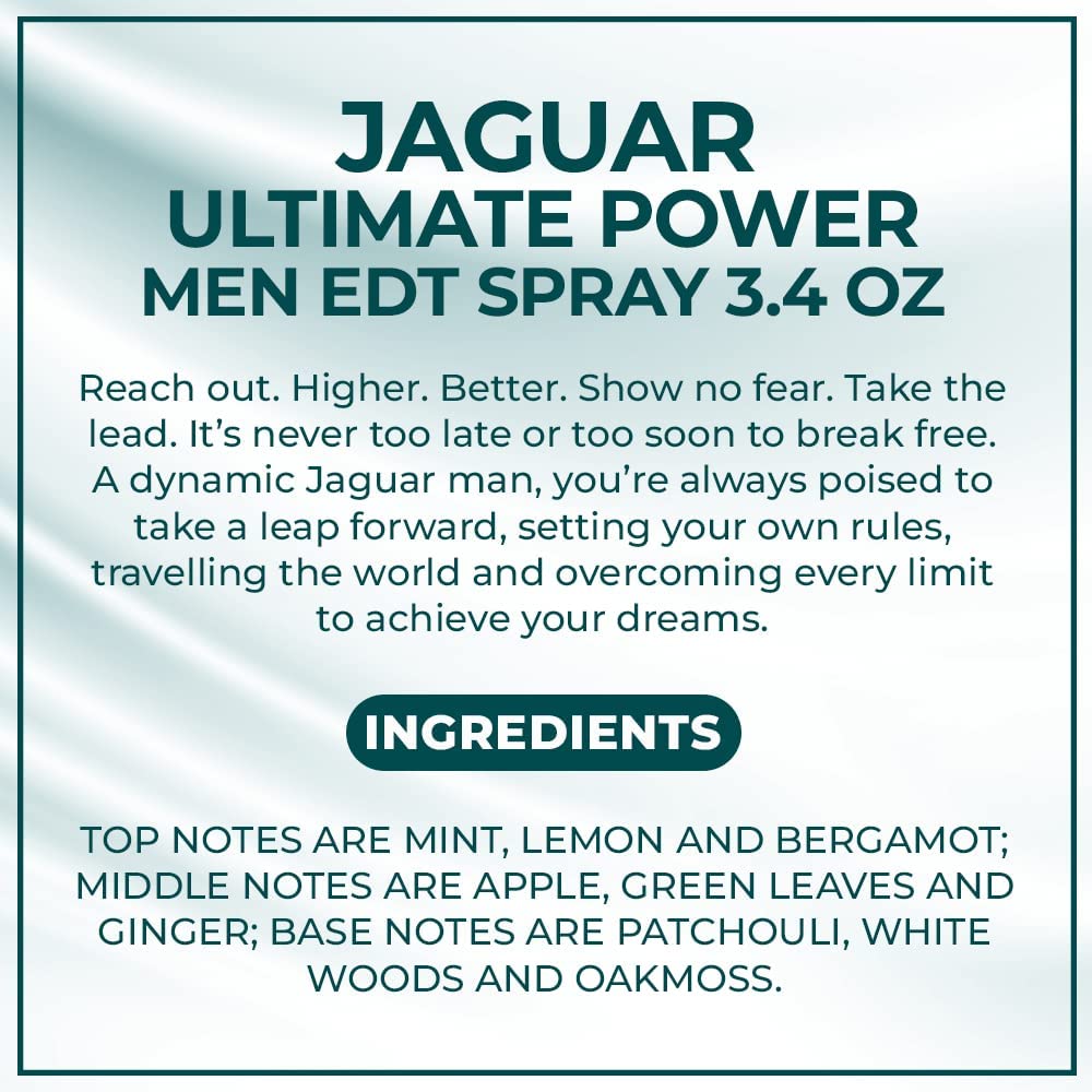 Foto 8 pulgar | Perfume Jaguar Ultimate Power Edt En Aerosol Para Hombre, 100 Ml - Venta Internacional.