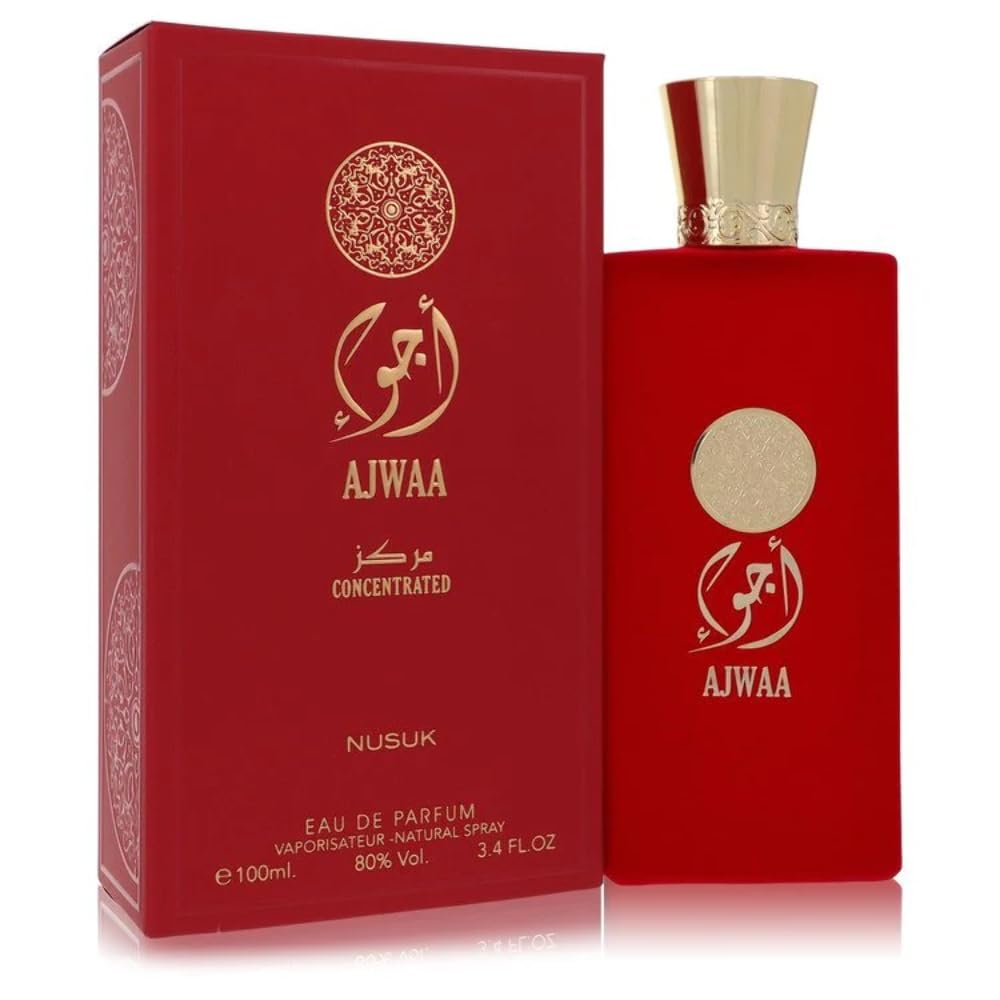 Perfume Nusuk Ajwaa Concentrado Eau De Parfum, 100 Ml, Unisex - Venta Internacional.