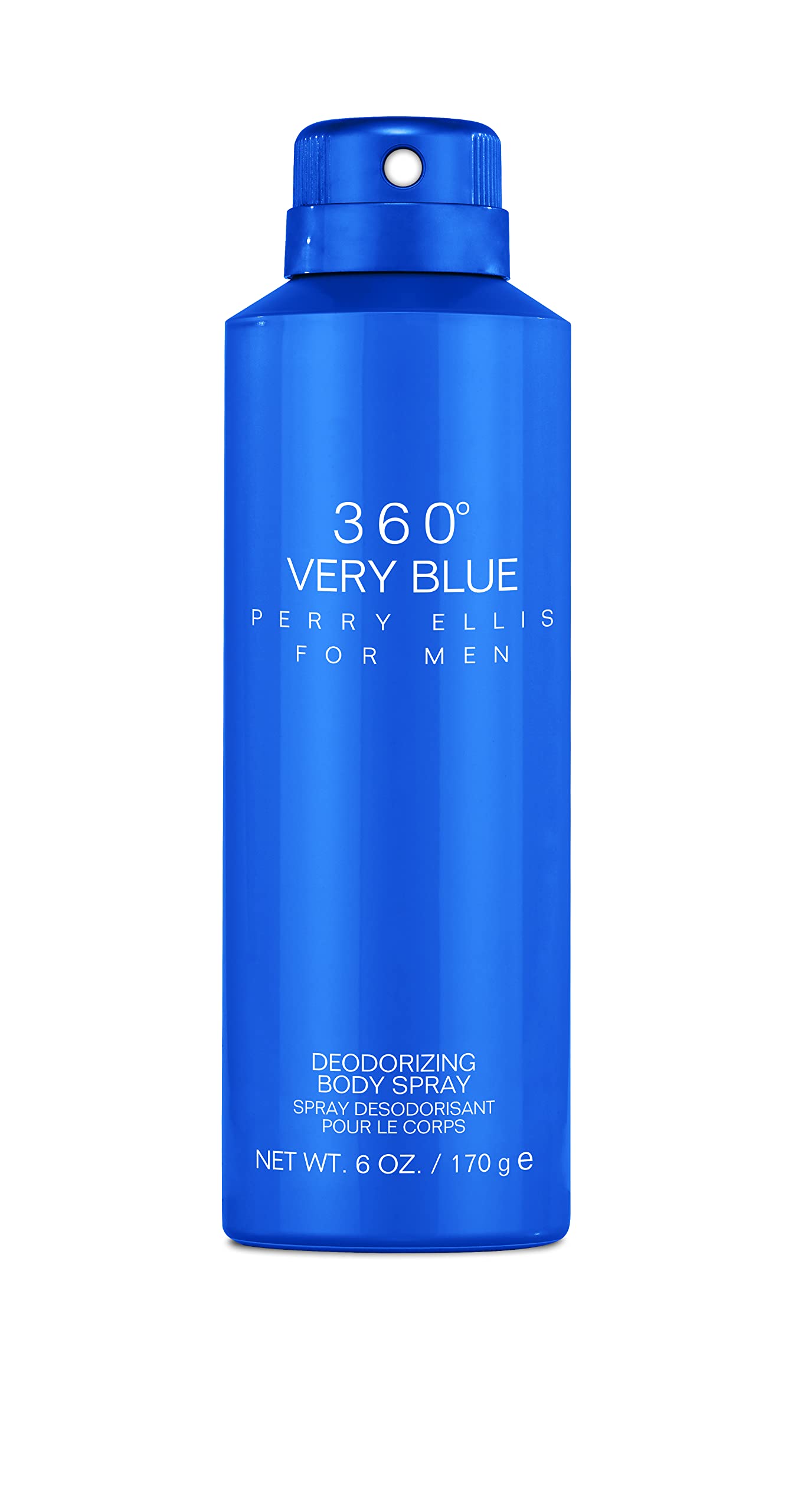 Foto 2 pulgar | Spray Corporal Perry Ellis 360° Very Blue Para Hombre 236 Ml - Venta Internacional.