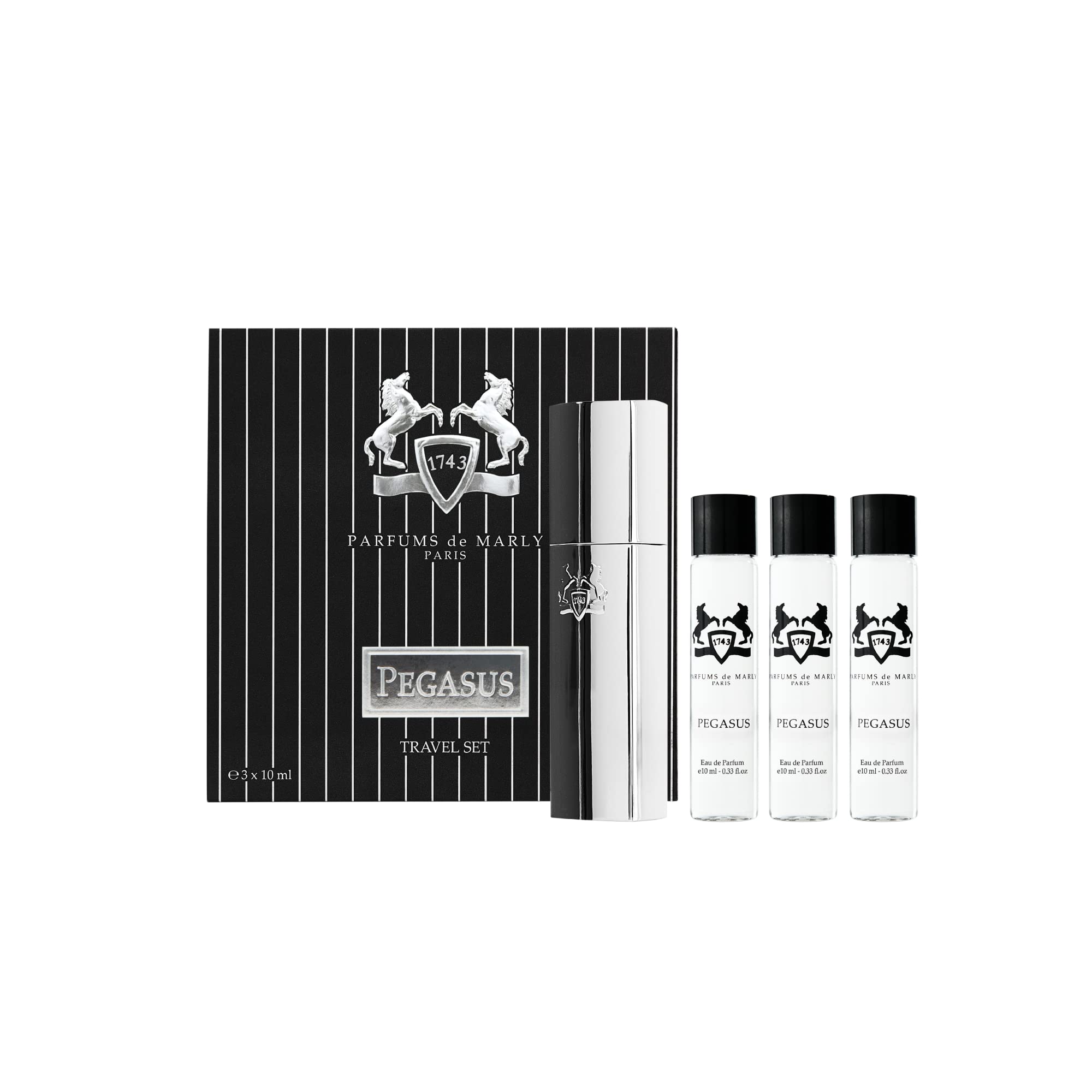 Foto 2 pulgar | Set De Viaje Pegasus Perfums De Marly Para Hombre, 3 Unidades De 10 Ml - Venta Internacional.