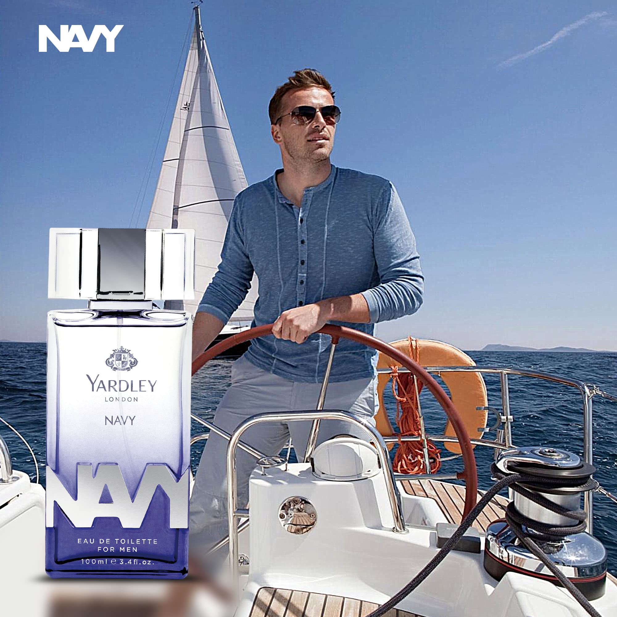 Foto 3 pulgar | Perfume Yardley Navy By Yardley London Eau De Toilette, 100 Ml - Venta Internacional.
