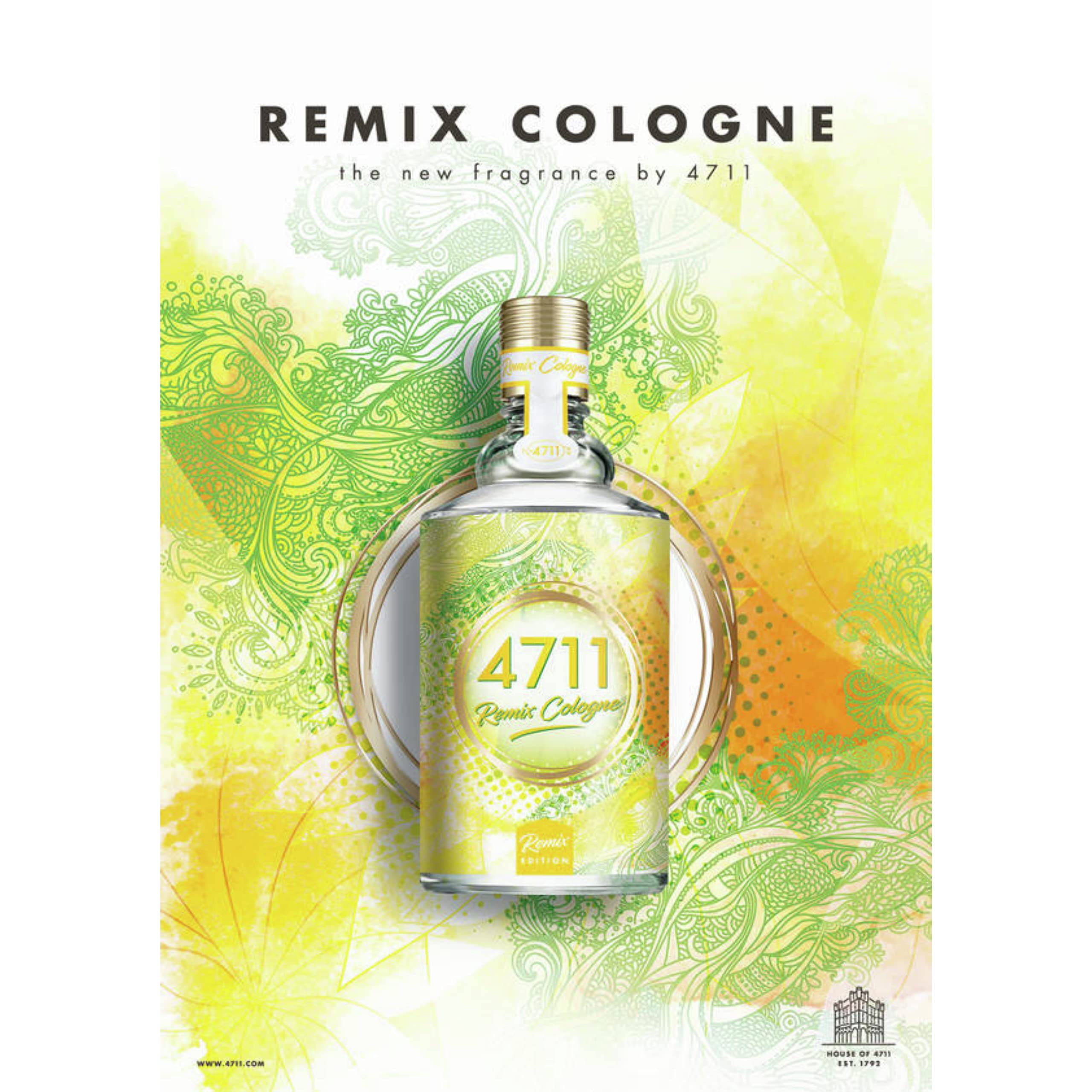 Foto 4 pulgar | Perfume 4711 Remix By 4711 Eau De Cologne En Aerosol, 100 Ml, Unisex - Venta Internacional.