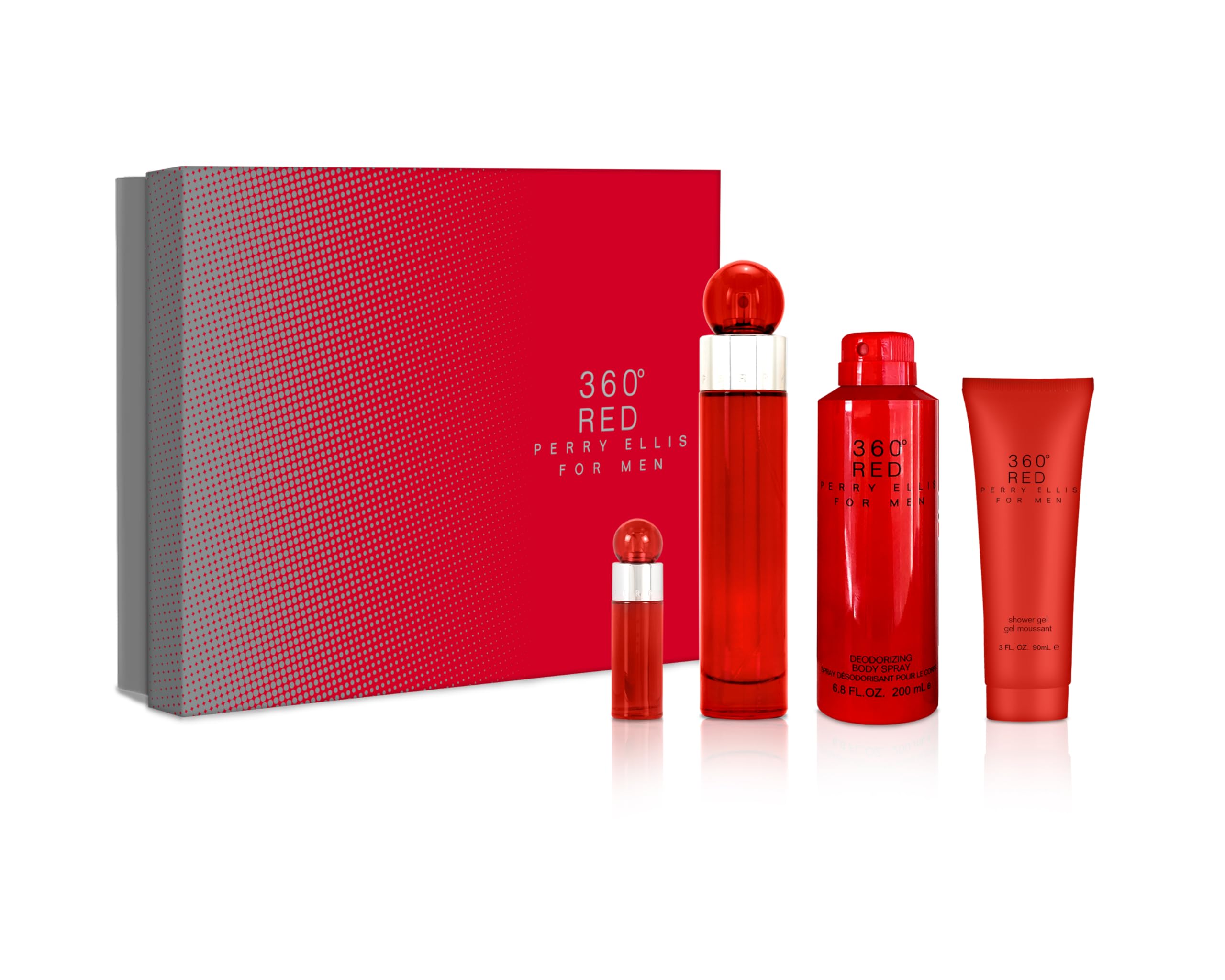 Foto 2 pulgar | Set De Regalo Perry Ellis 360 Red Edt Spray 100 Ml - Venta Internacional.