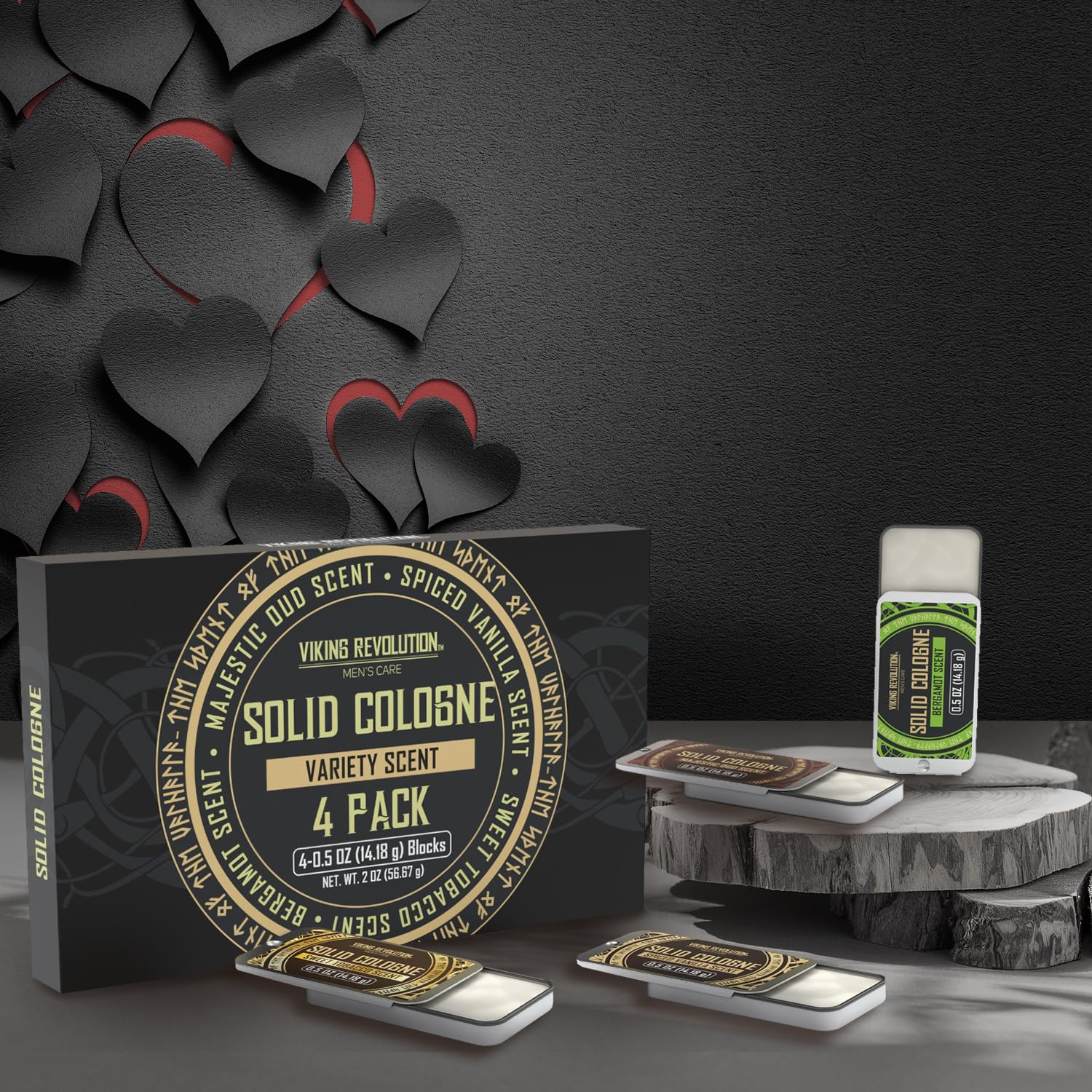 Foto 3 pulgar | Colonia Sólida Viking Revolution, Paquete De 4 Unidades Para Hombre, 15 Ml - Venta Internacional.