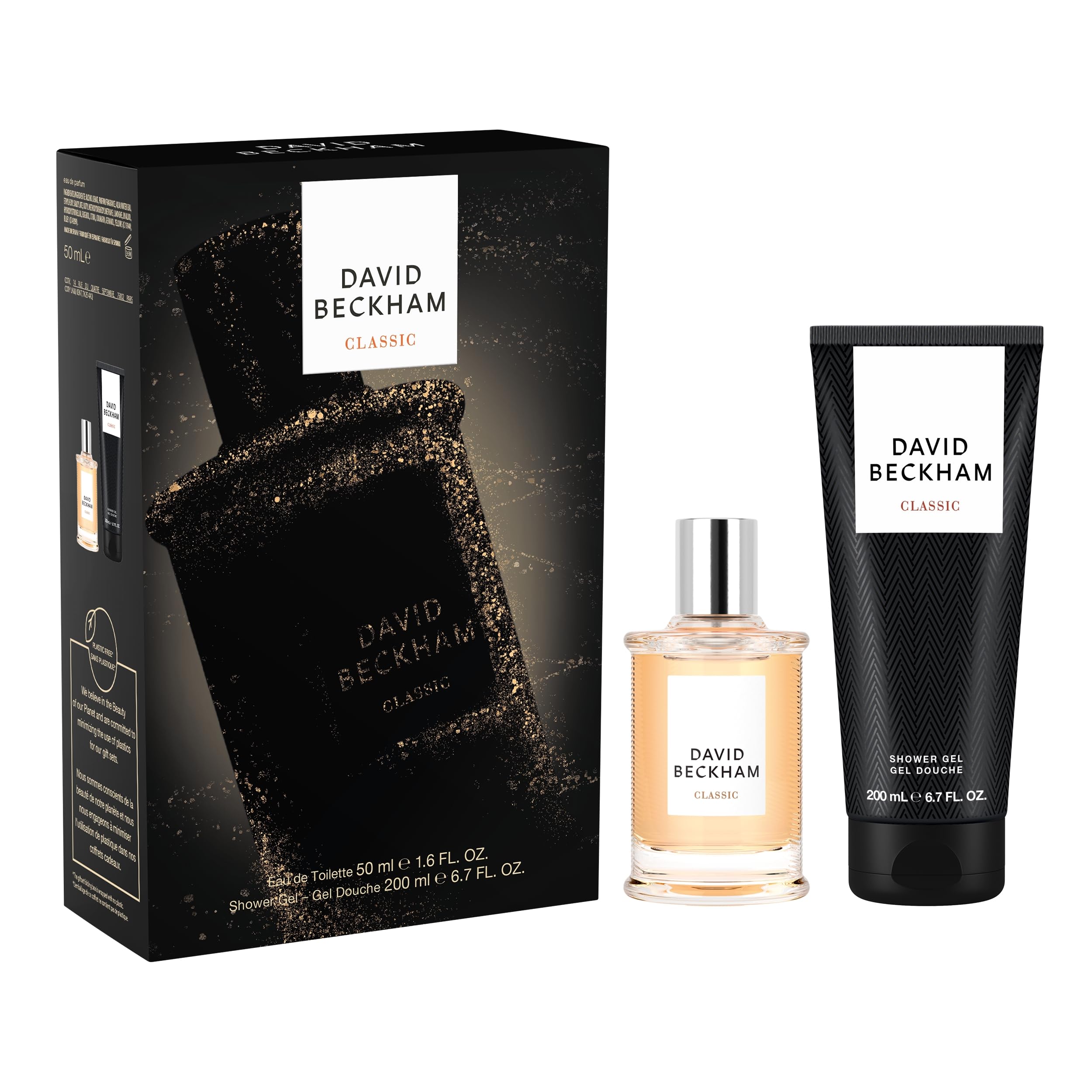 Foto 1 | Perfume David Beckham Classic Eau De Toilette 50 ml + Gel de Ducha 200 ml - Venta Internacional