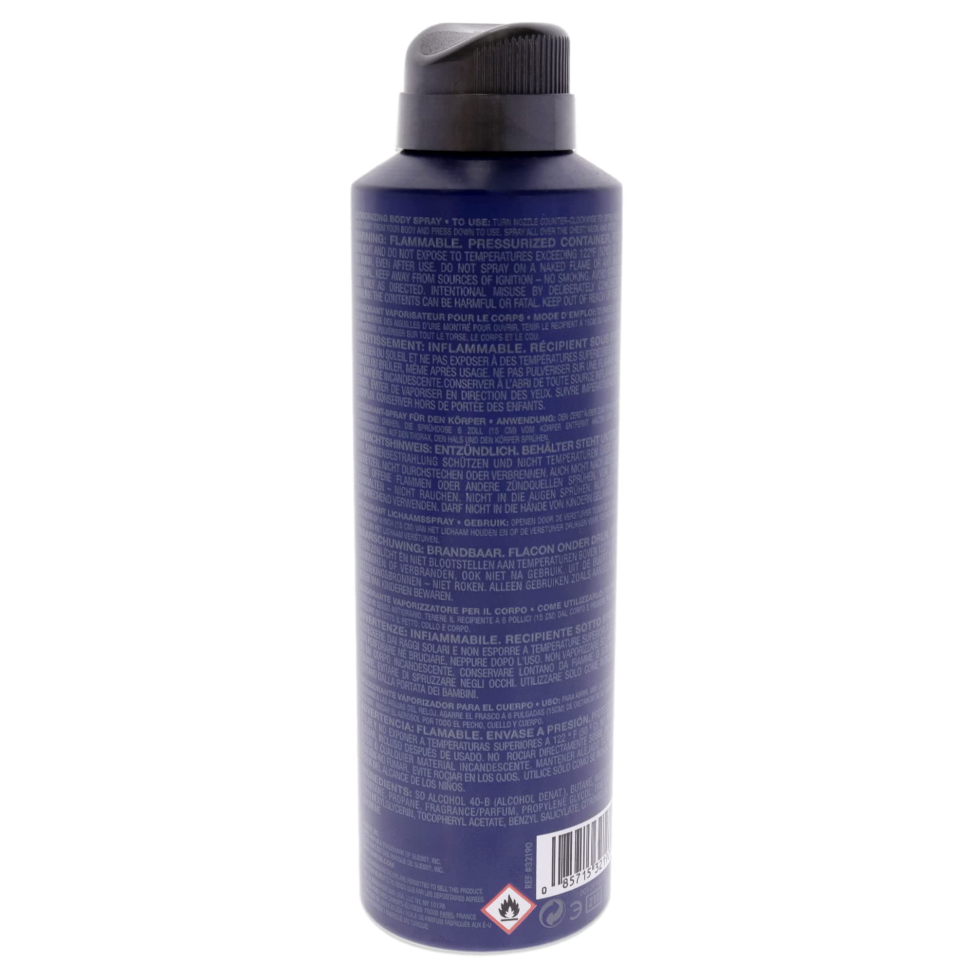 Foto 3 pulgar | Spray Corporal Guess Factory 1981 Indigo Men 226 ml - Venta Internacional