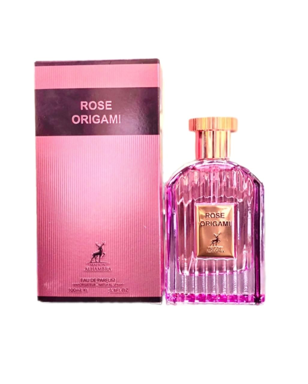 Perfume Maison Alhambra Rose Origami Edp, 100 Ml, Unisex - Venta Internacional.