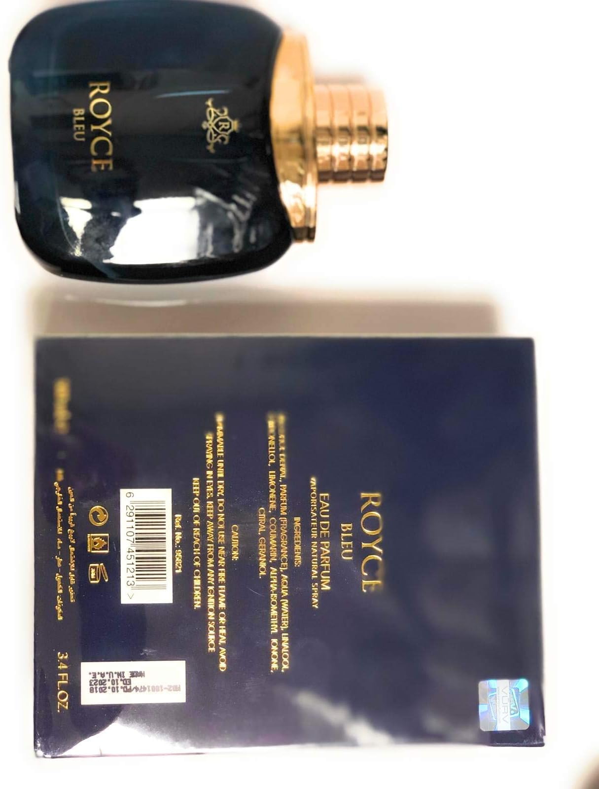 Foto 5 pulgar | Perfume Vurv Royce Bleu Eau De Parfum 100 Ml Para Hombre - Venta Internacional.