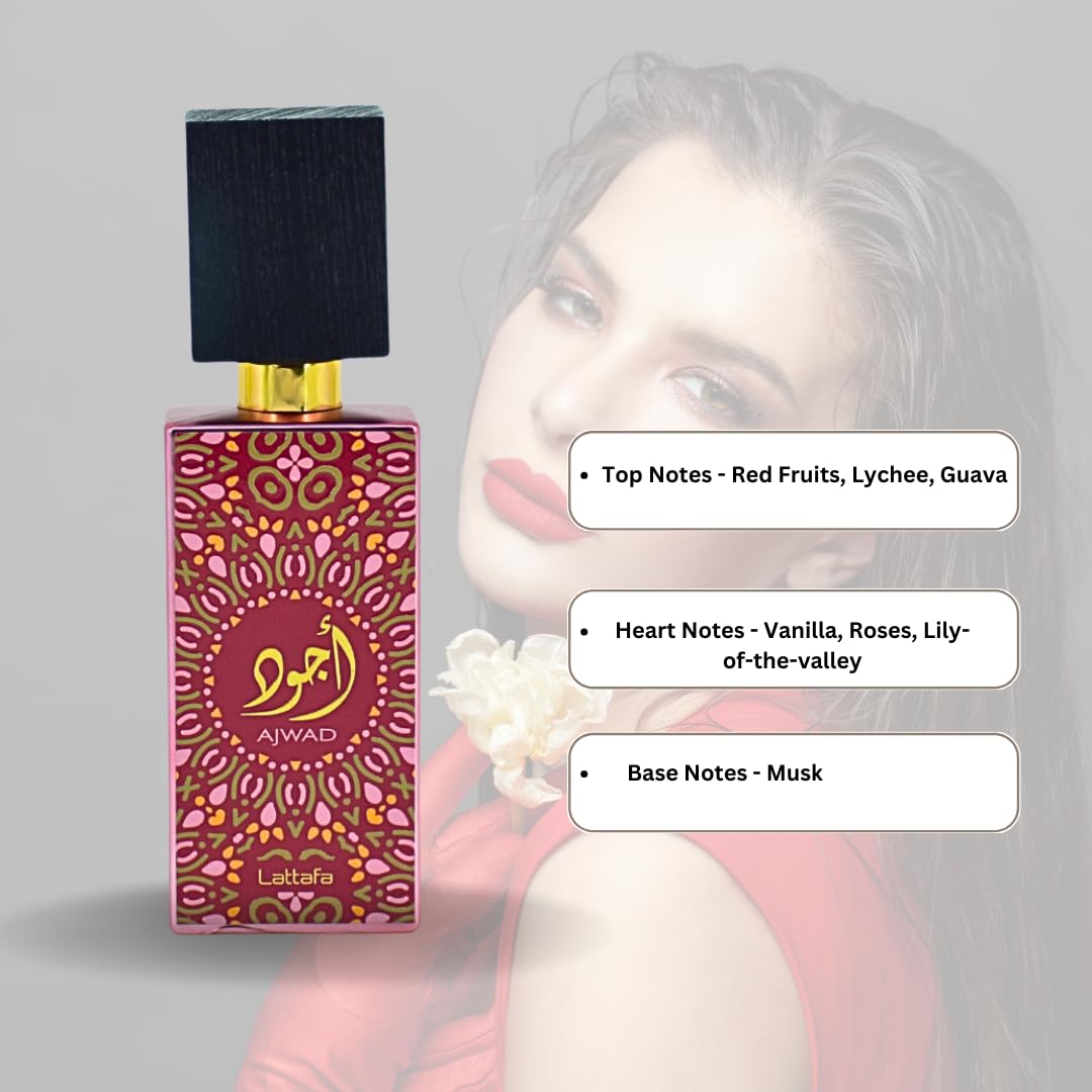 Foto 6 pulgar | Perfume Lattafa Perfumes Ajwad Pink To Pink Edp 60 Ml Para Hombre Y Mujer - Venta Internacional.
