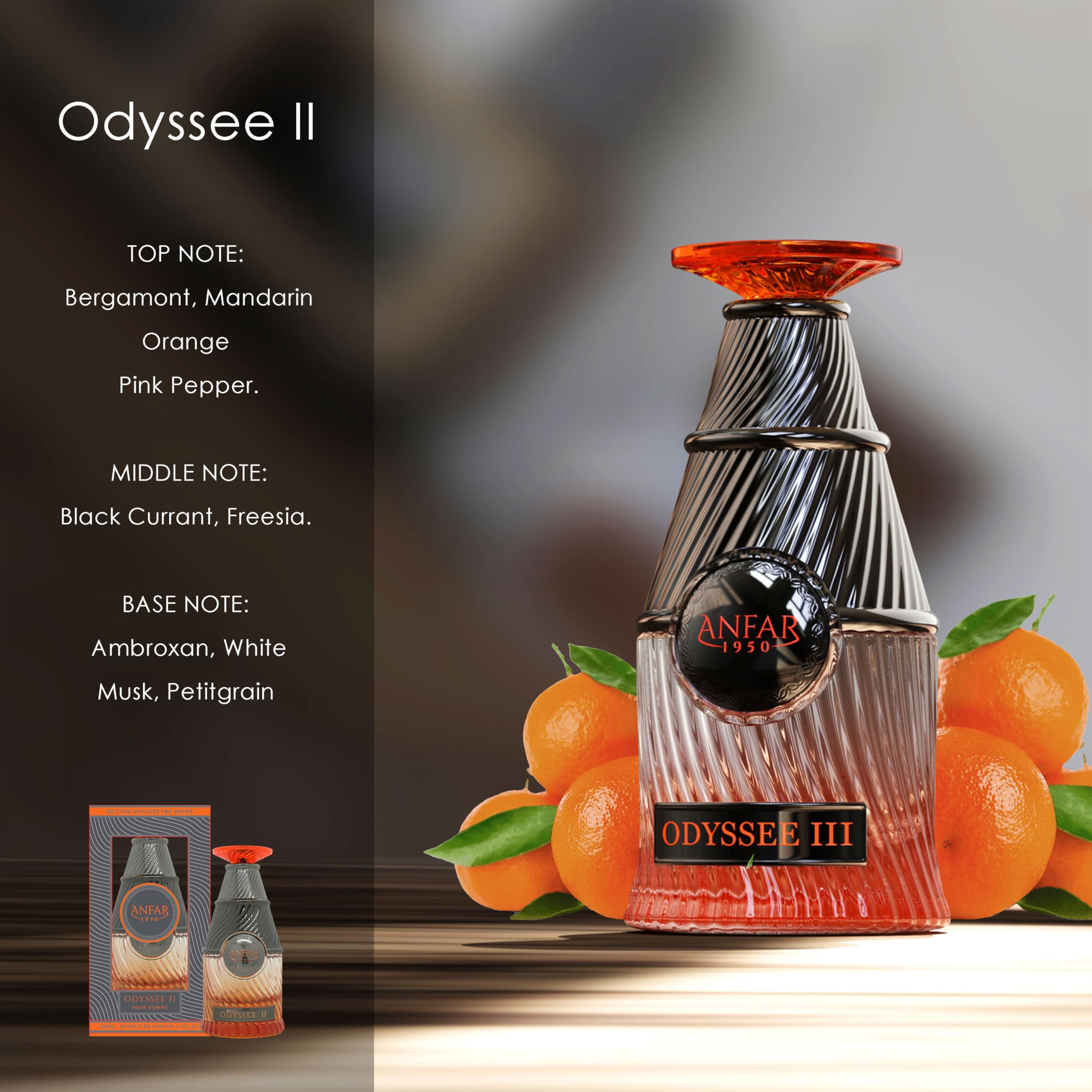 Foto 3 pulgar | Perfume Anfar Odyssee Ii 1950 Extrait De Parfum 100 Ml Para Hombre - Venta Internacional.