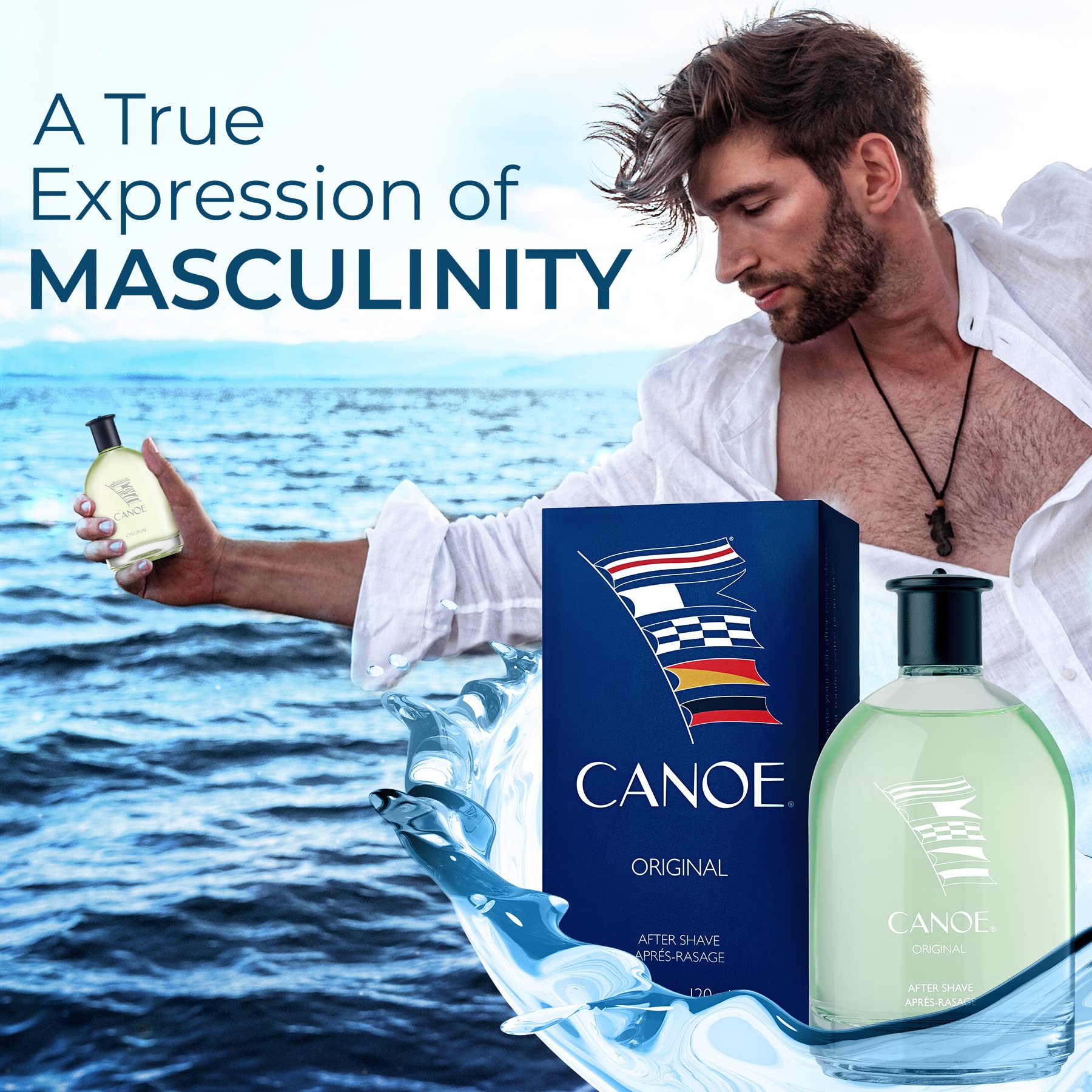Foto 5 | Loción Para Después Del Afeitado Splash Canoe Para Hombre De Dana, 120 Ml - Venta Internacional.