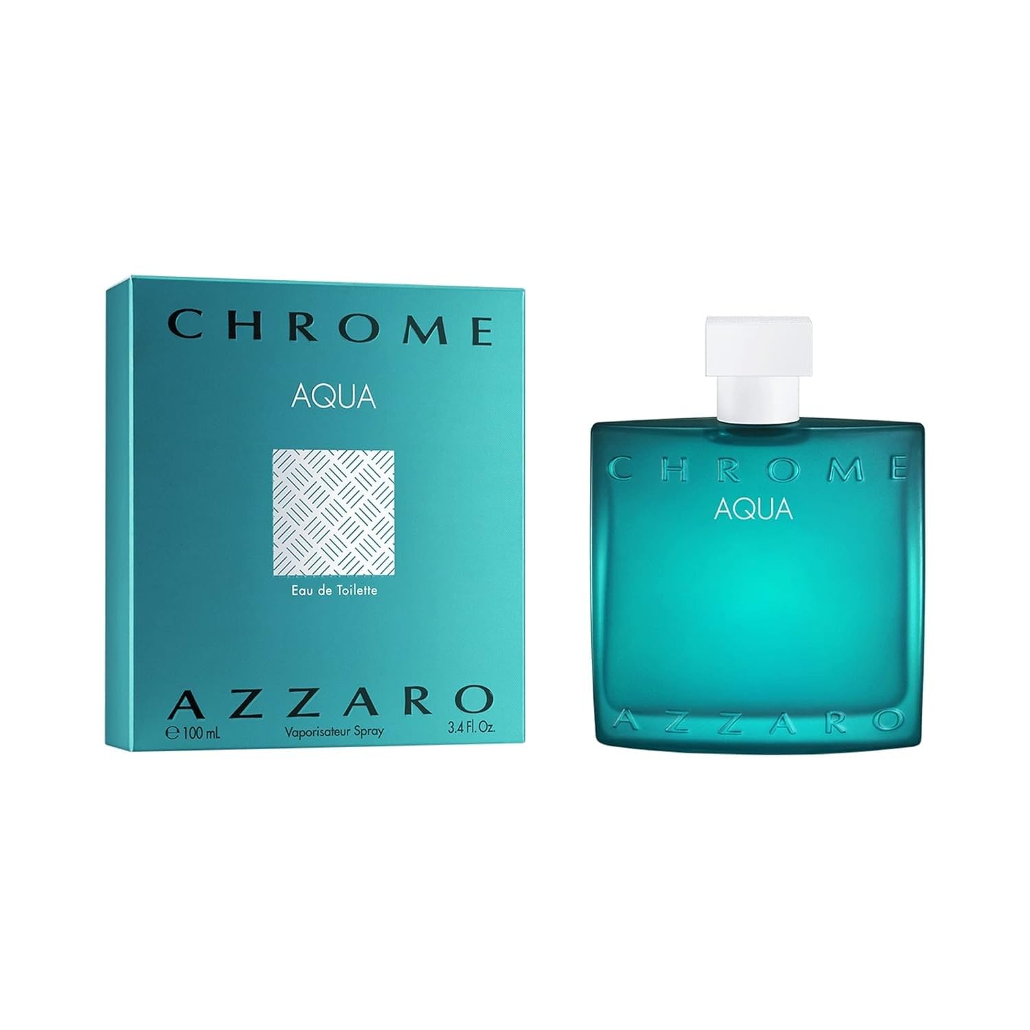 Foto 3 pulgar | Perfume Azzaro Chrome Aqua Eau De Toilette 100 Ml Para Hombre - Venta Internacional.