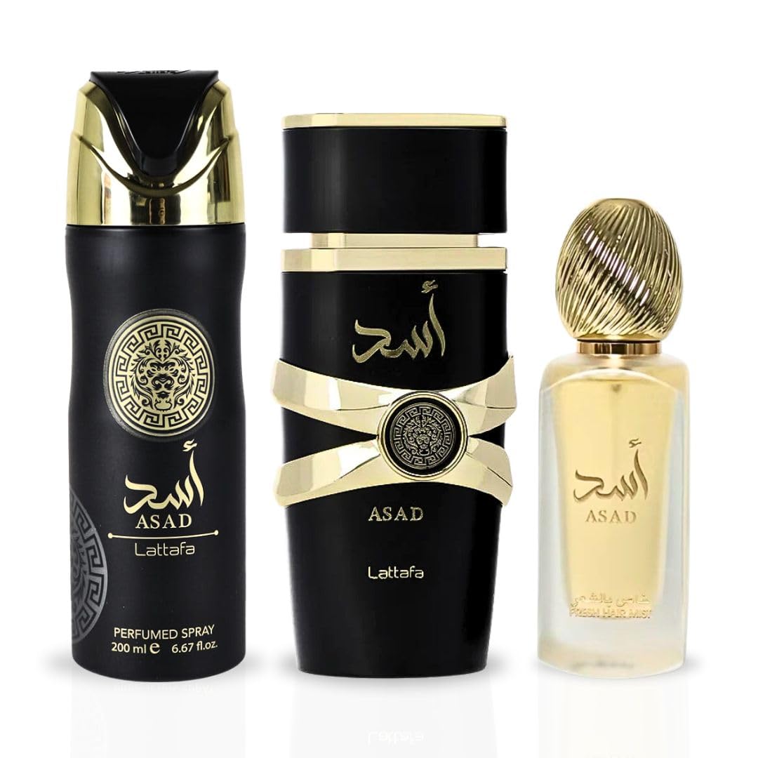Foto 2 pulgar | Set de Perfume Lattafa Asad 3 Piezas para Hombre-Venta Internacional