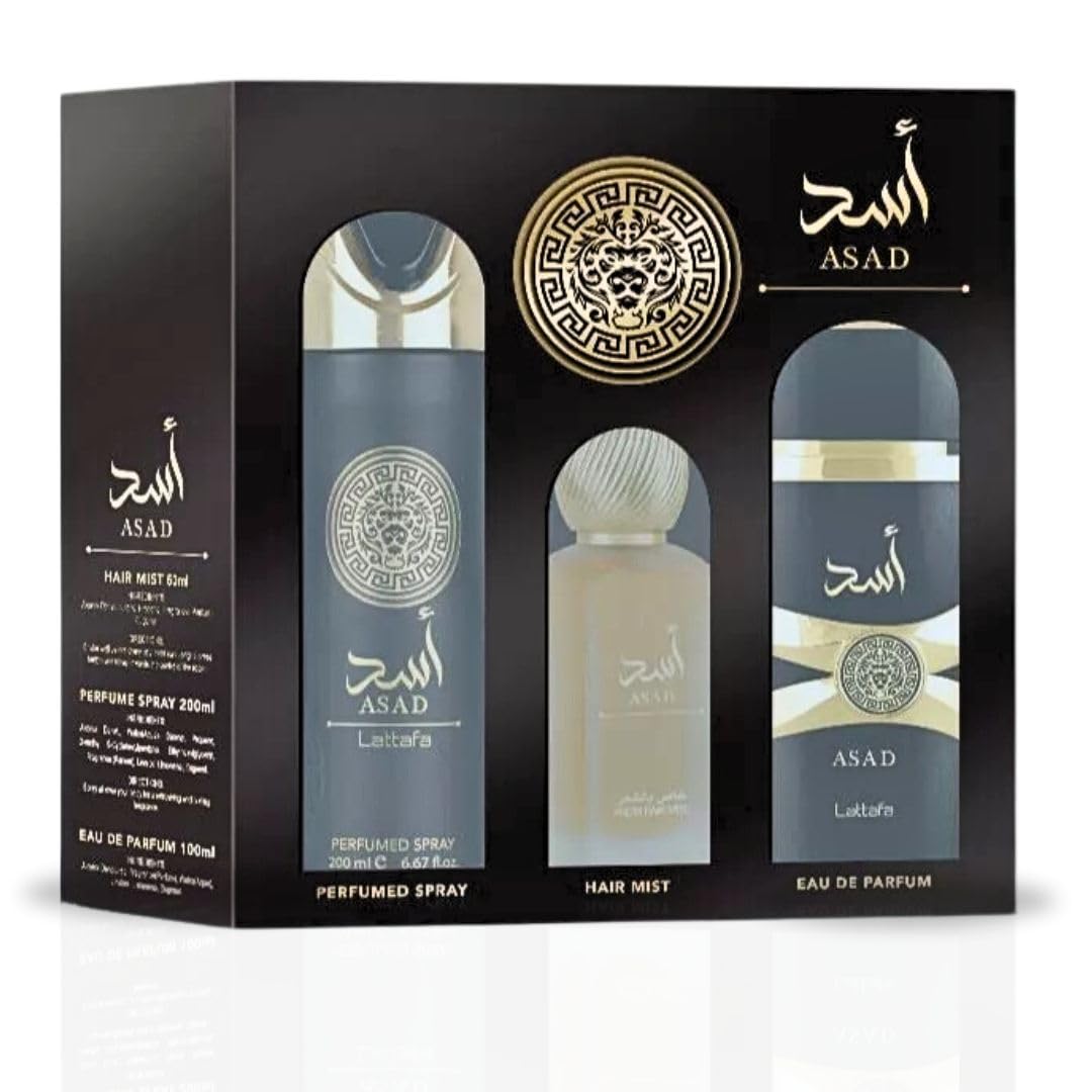 Foto 3 pulgar | Set de Perfume Lattafa Asad 3 Piezas para Hombre-Venta Internacional