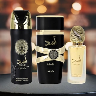 Foto 3 | Set de Perfume Lattafa Asad 3 Piezas para Hombre-Venta Internacional
