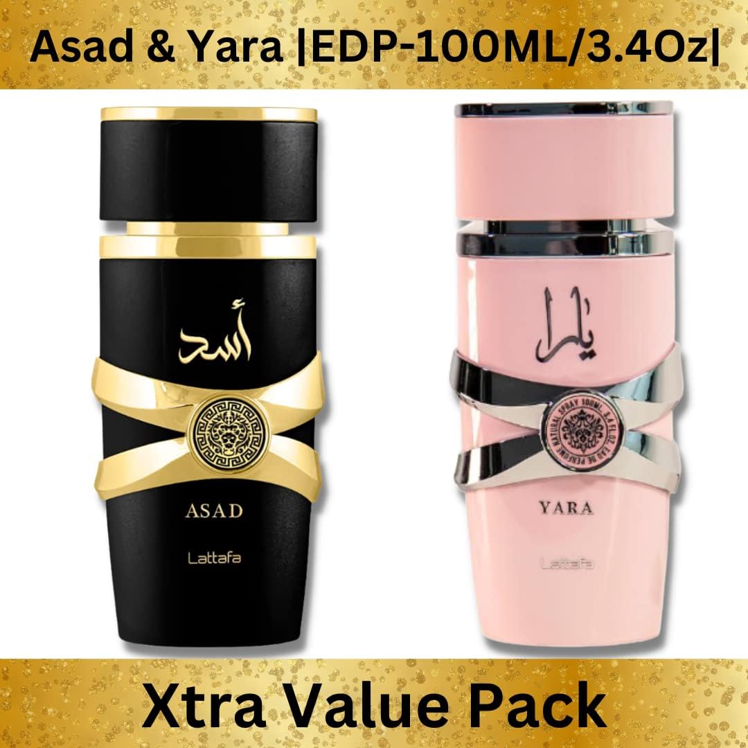 Foto 6 | Set De Regalo De Perfume Lattaffa Asad & Lattaffa Yara Eau De Parfum - Venta Internacional.