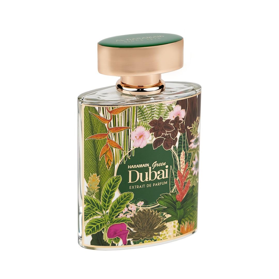 Foto 5 pulgar | Perfume Al Haramain Green Dubai, Aerosol Edp Unisex De 100 Ml - Venta Internacional.