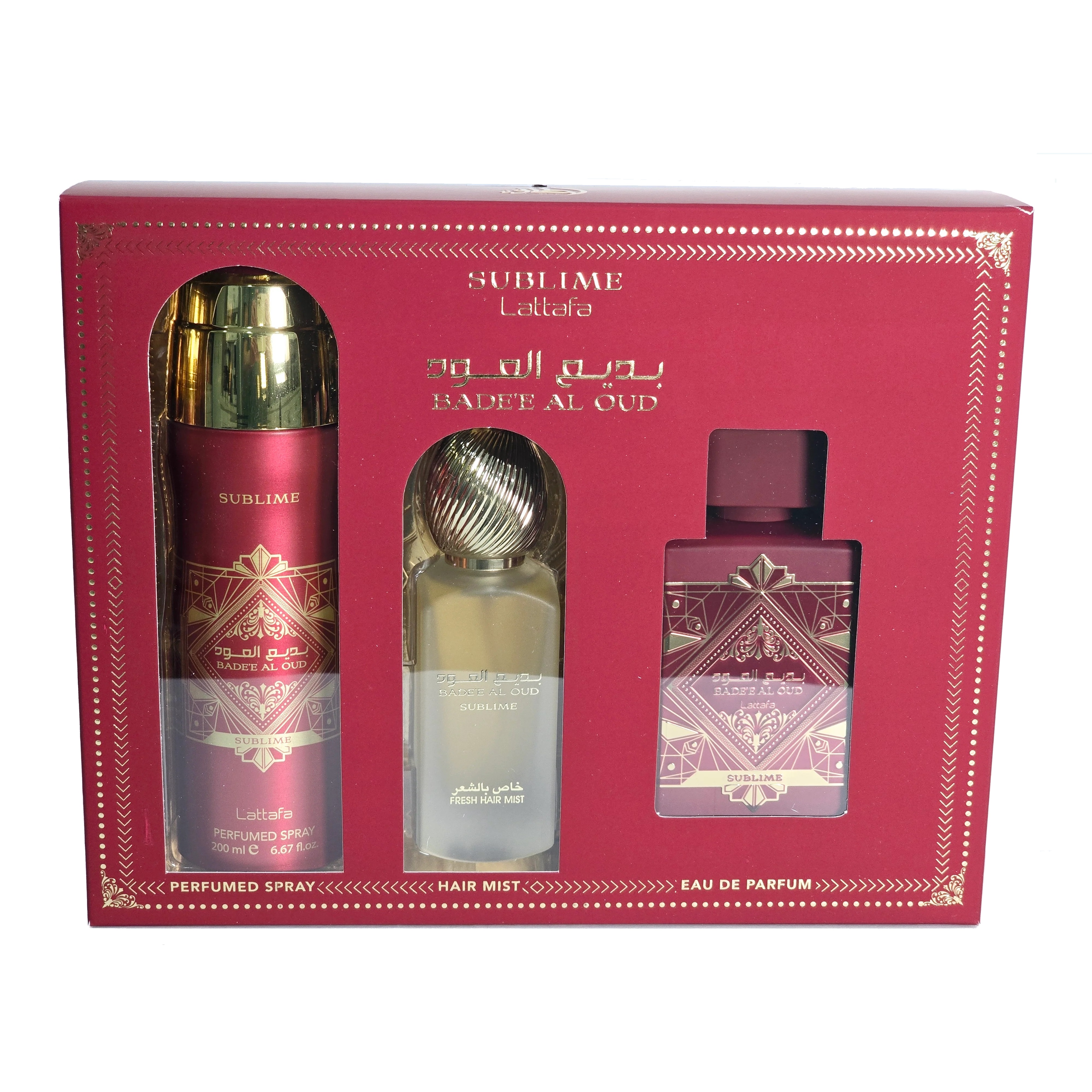 Foto 2 pulgar | Set de Perfume Lattafa Bade'e Al Oud Sublime 3 Unidades - Venta Internacional