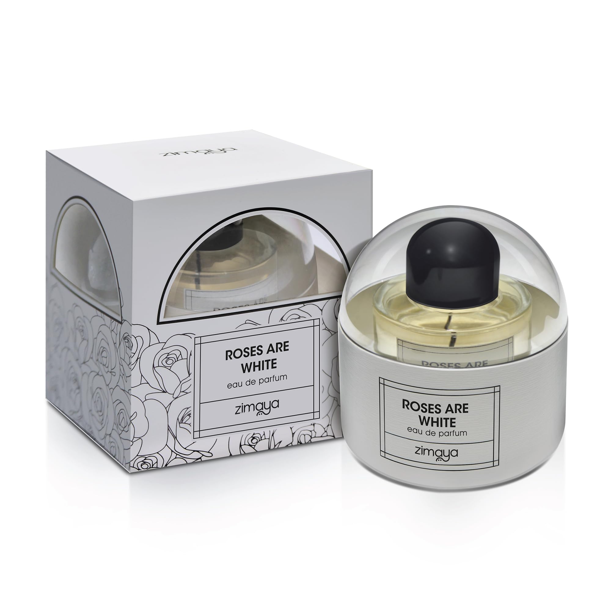 Perfume Zimaya Roses Are White Eau De Parfum Para Hombre, 100 Ml - Venta Internacional.