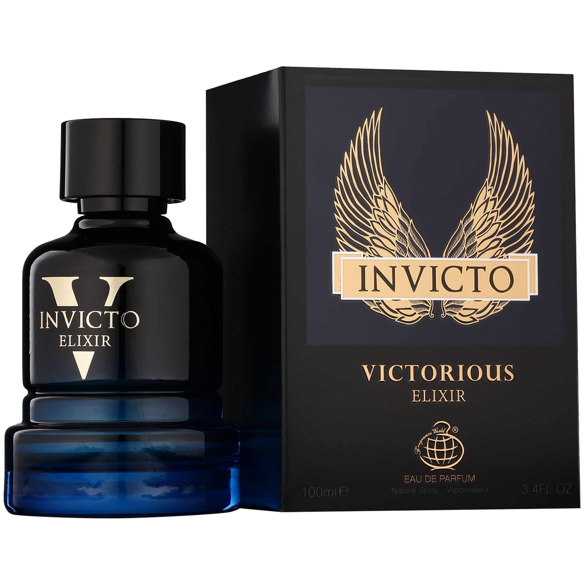 Foto 2 pulgar | Perfume Fragrance World Invicto Elixir Edp 100 Ml Para Hombre - Venta Internacional.