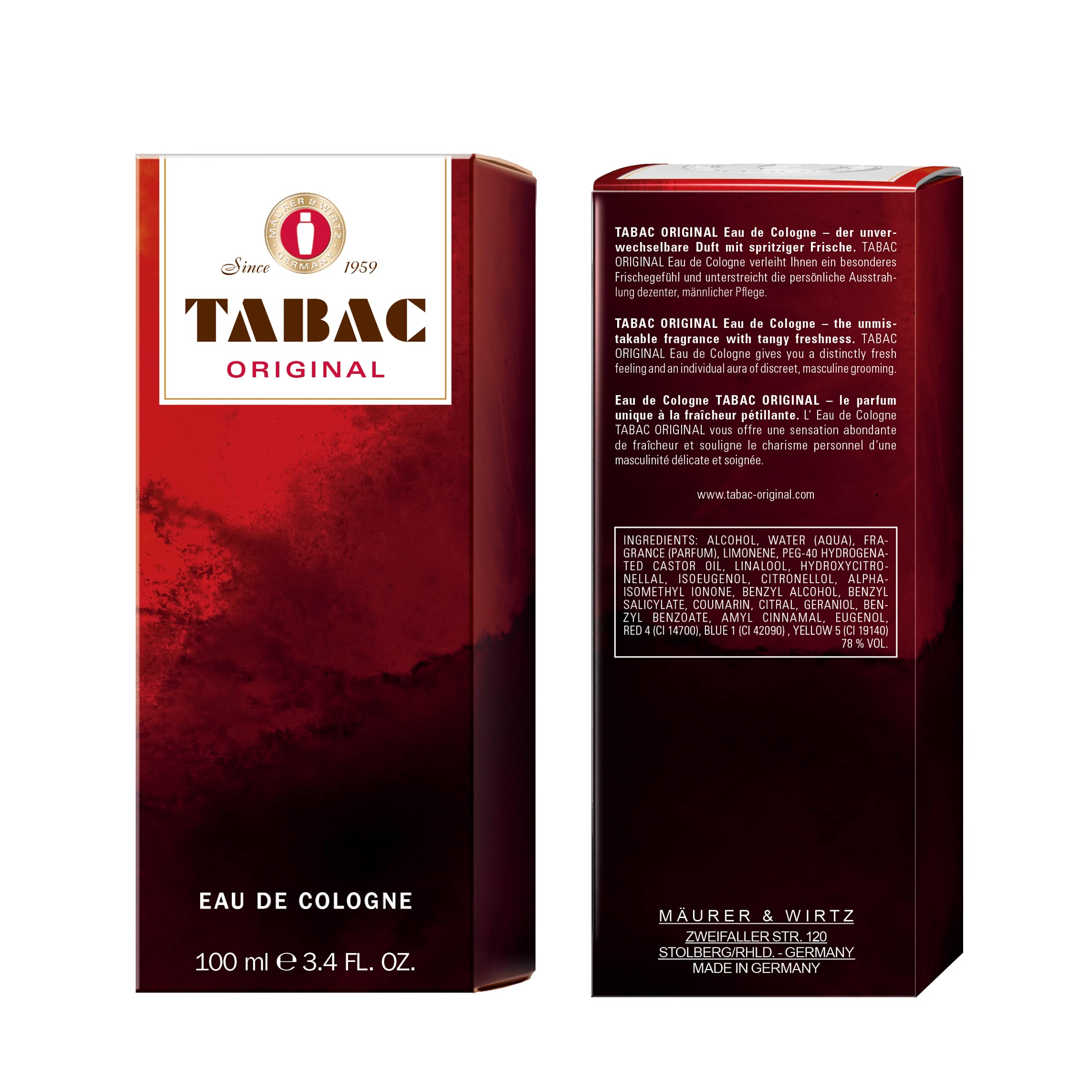 Foto 6 | Perfume Tabac Maurer & Wirtz Tabac Original, Agua De Colonia, 100 Ml - Venta Internacional.