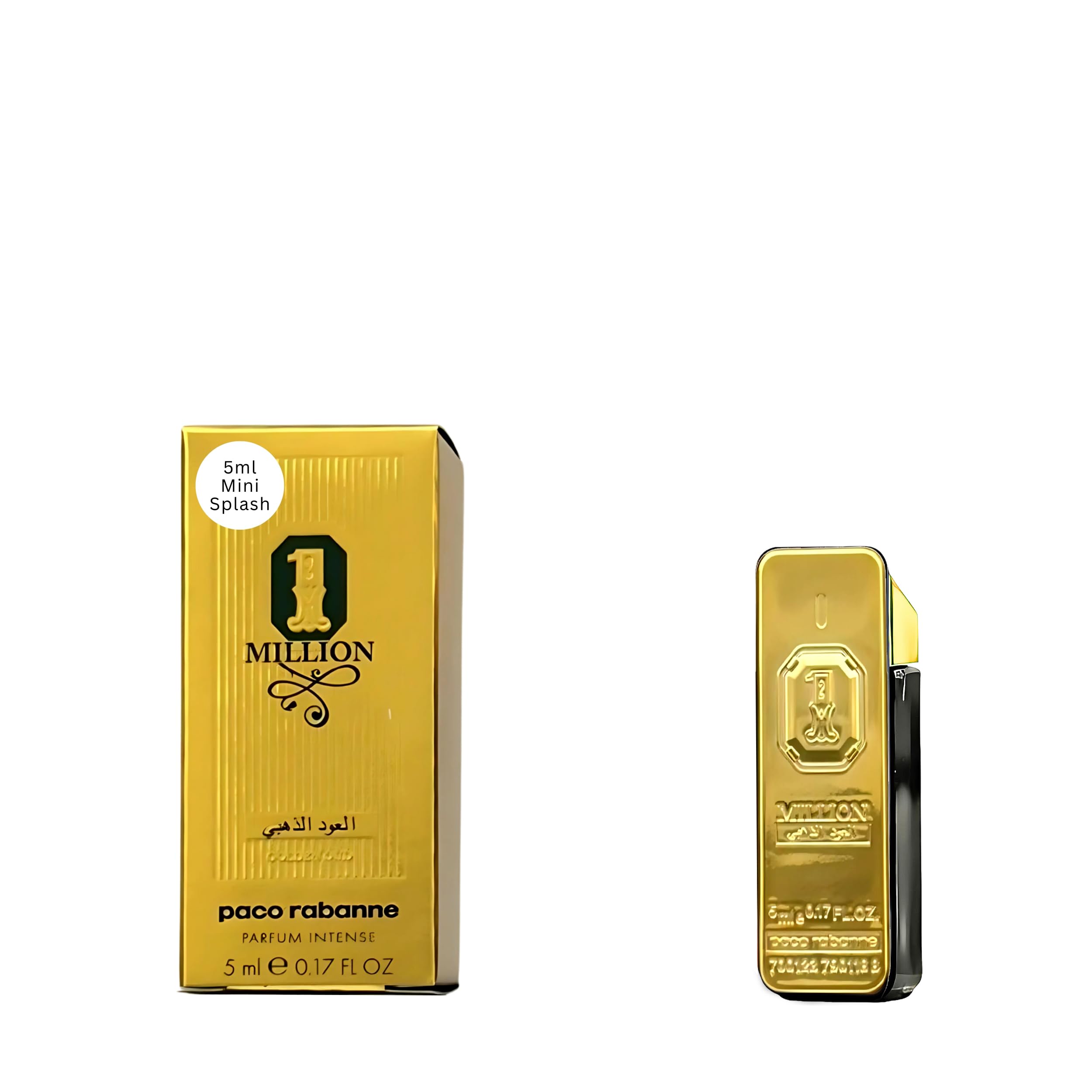 Perfume Paco Rabanne 1 Million Golden Oud Parfum Intense, 5 Ml - Venta Internacional.