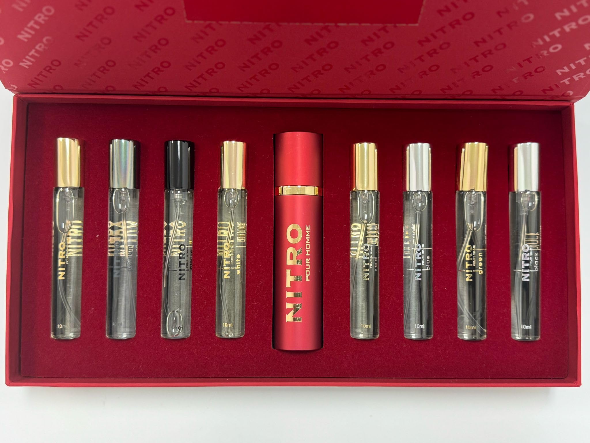 Set De Perfume Dumont Nitro Discover De 8 Piezas Para Hombre, 10 Ml - Venta Internacional.