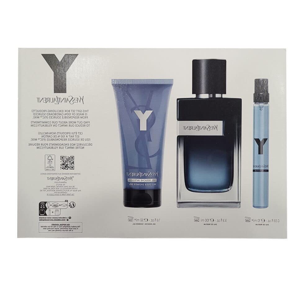 Foto 4 pulgar | Set De Regalo Perfume Yves Saint Laurent Y Eau De Parfum Para Hombre - Venta Internacional.