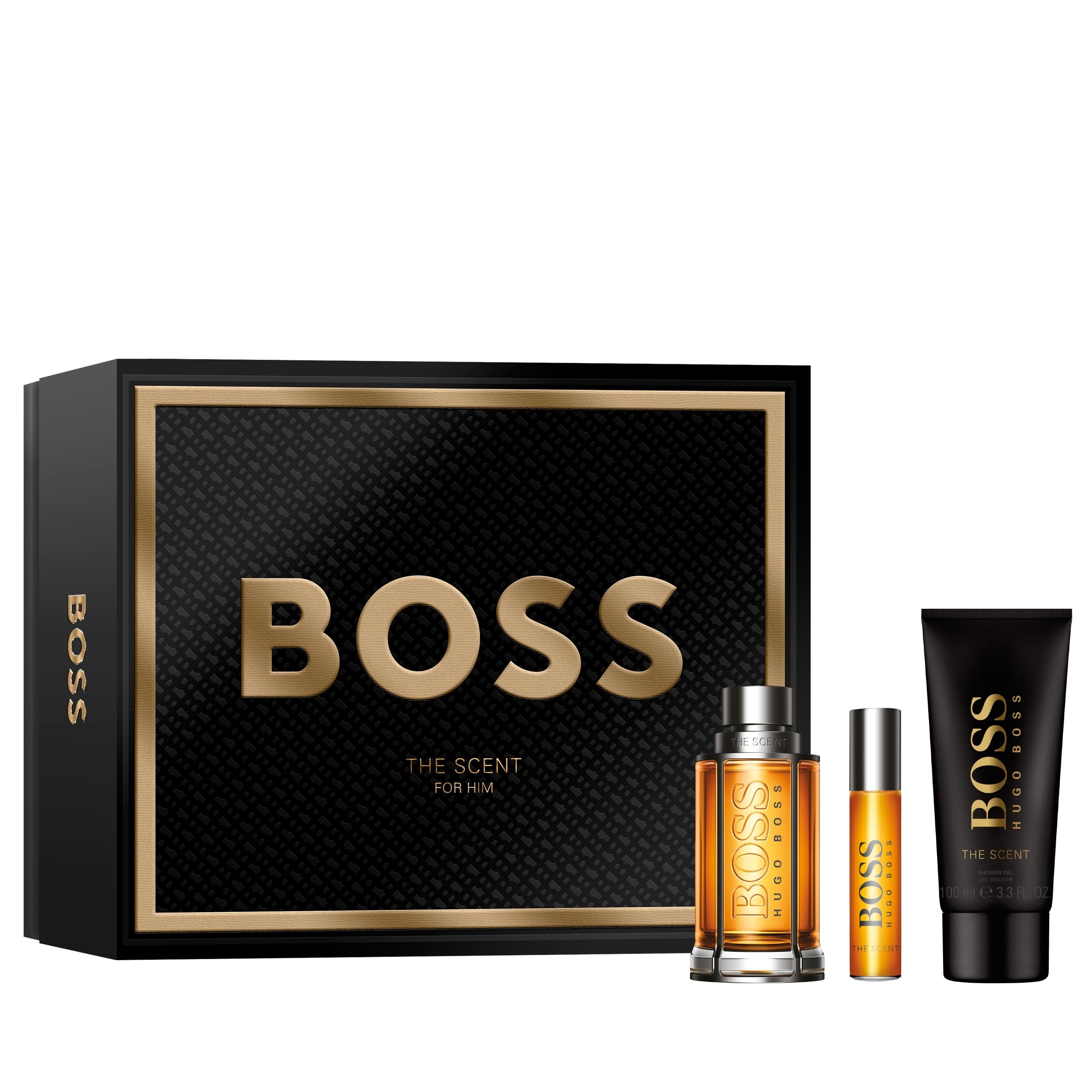 Set De Regalo Hugo Boss The Scent Festive Para Hombre, 3 Piezas - Venta Internacional.