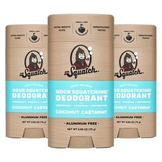 Foto 1 | Desodorante Dr. Squatch Natural Coconut Castaway Para Hombre, 80 Ml, Paquete De 3 - Venta Internacional.