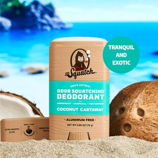 Foto 3 | Desodorante Dr. Squatch Natural Coconut Castaway Para Hombre, 80 Ml, Paquete De 3 - Venta Internacional.