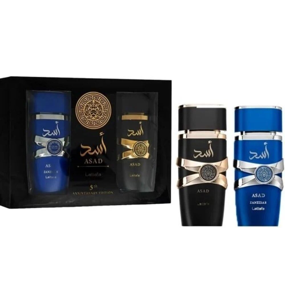 Foto 4 pulgar | Set De Regalo Perfume Lattafa Asad De 2 Piezas Para Hombre, 100 Ml - Venta Internacional.
