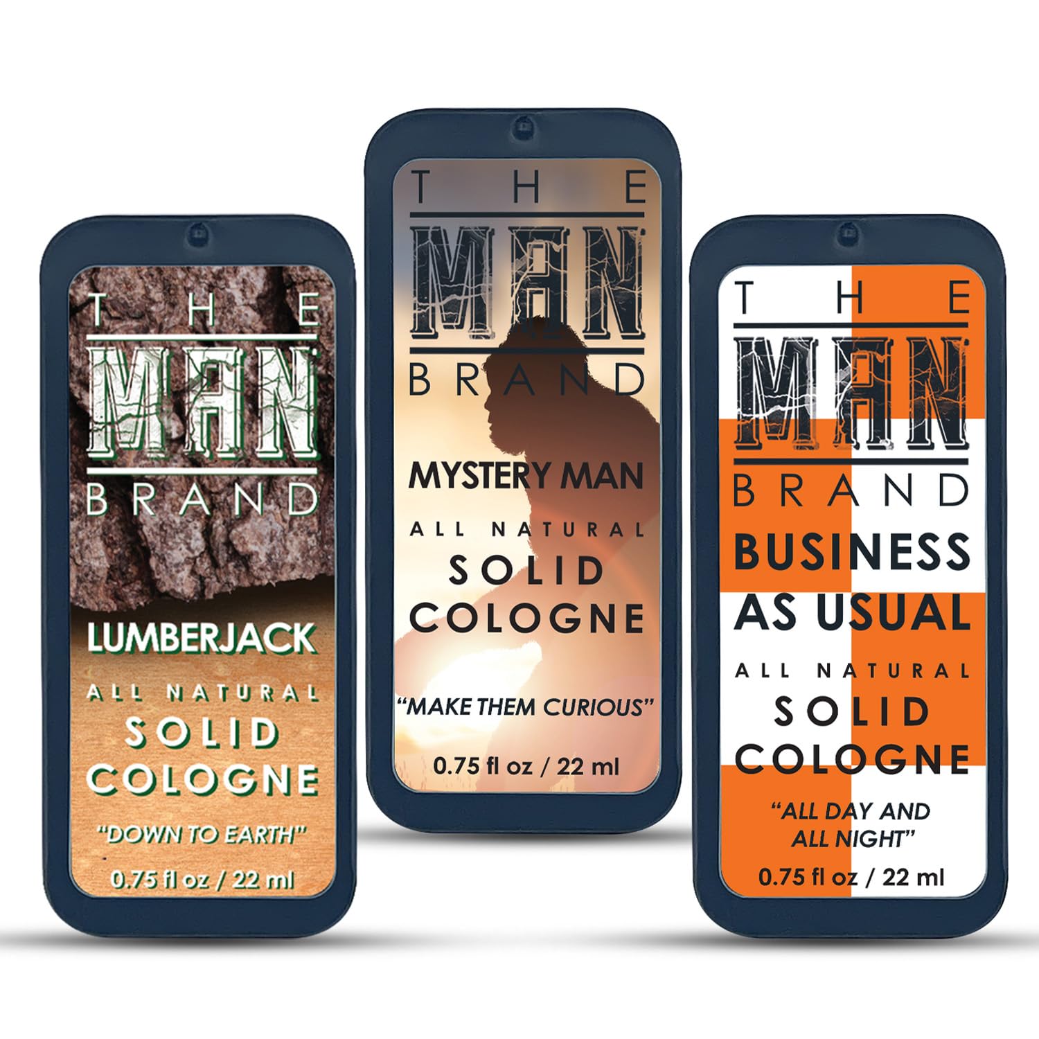 Set De Muestras De Colonia Sólida The Man Brand The Triad, 22 Ml X3 - Venta Internacional.