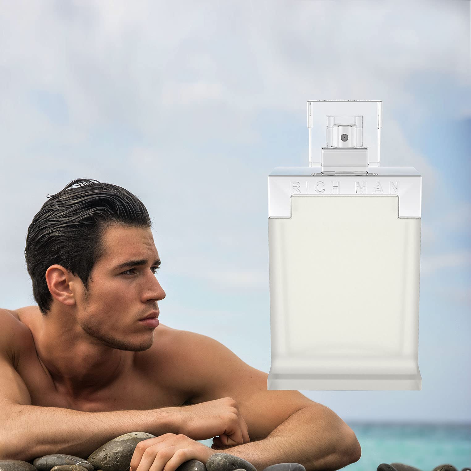 Foto 3 pulgar | Perfume Yves De Sistelle Rich Man Aqua Edt 100 Ml Para Hombre - Venta Internacional.
