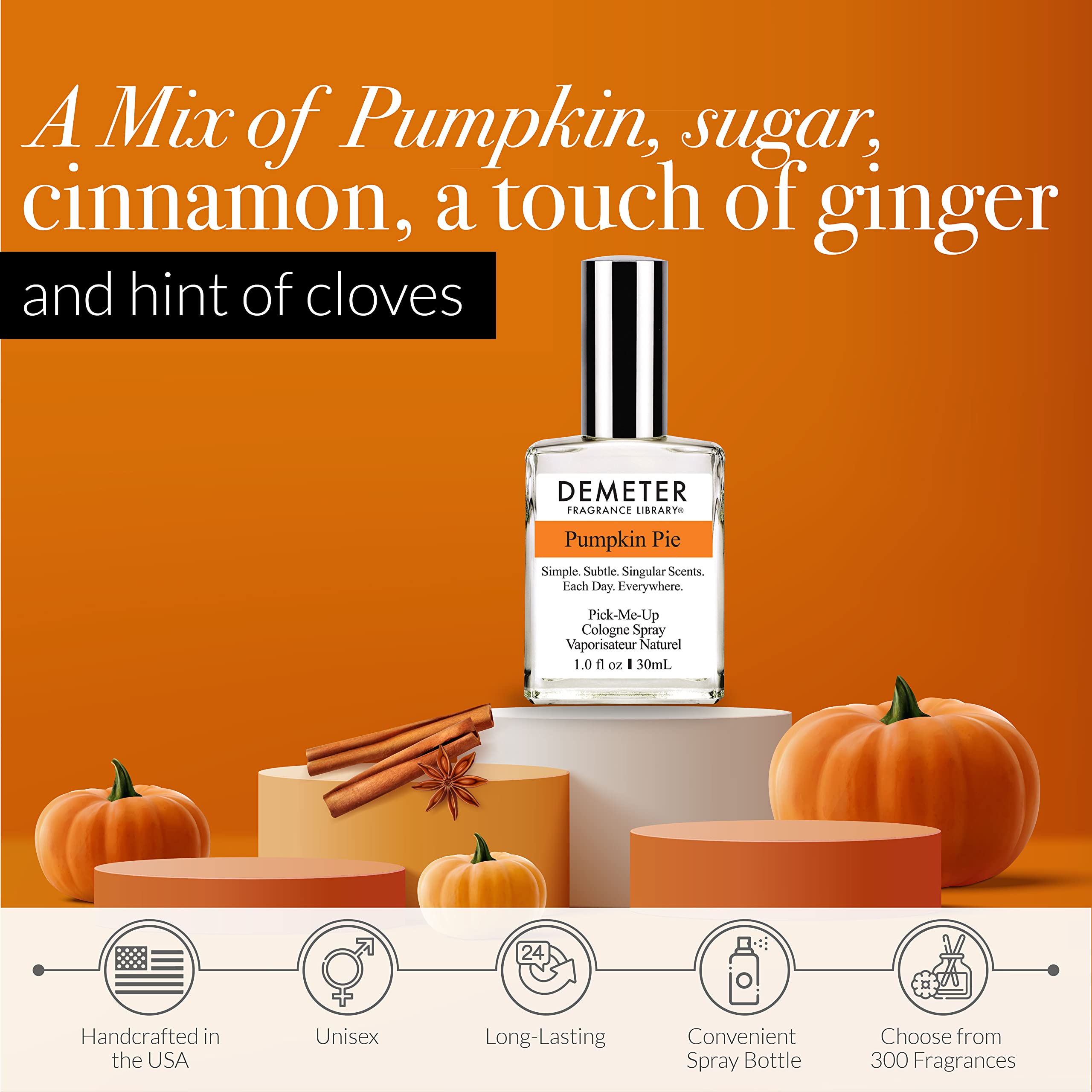Foto 5 pulgar | Perfume Demeter Pumpkin Pie Cologne 30 Ml Para Mujeres Y Hombres - Venta Internacional.