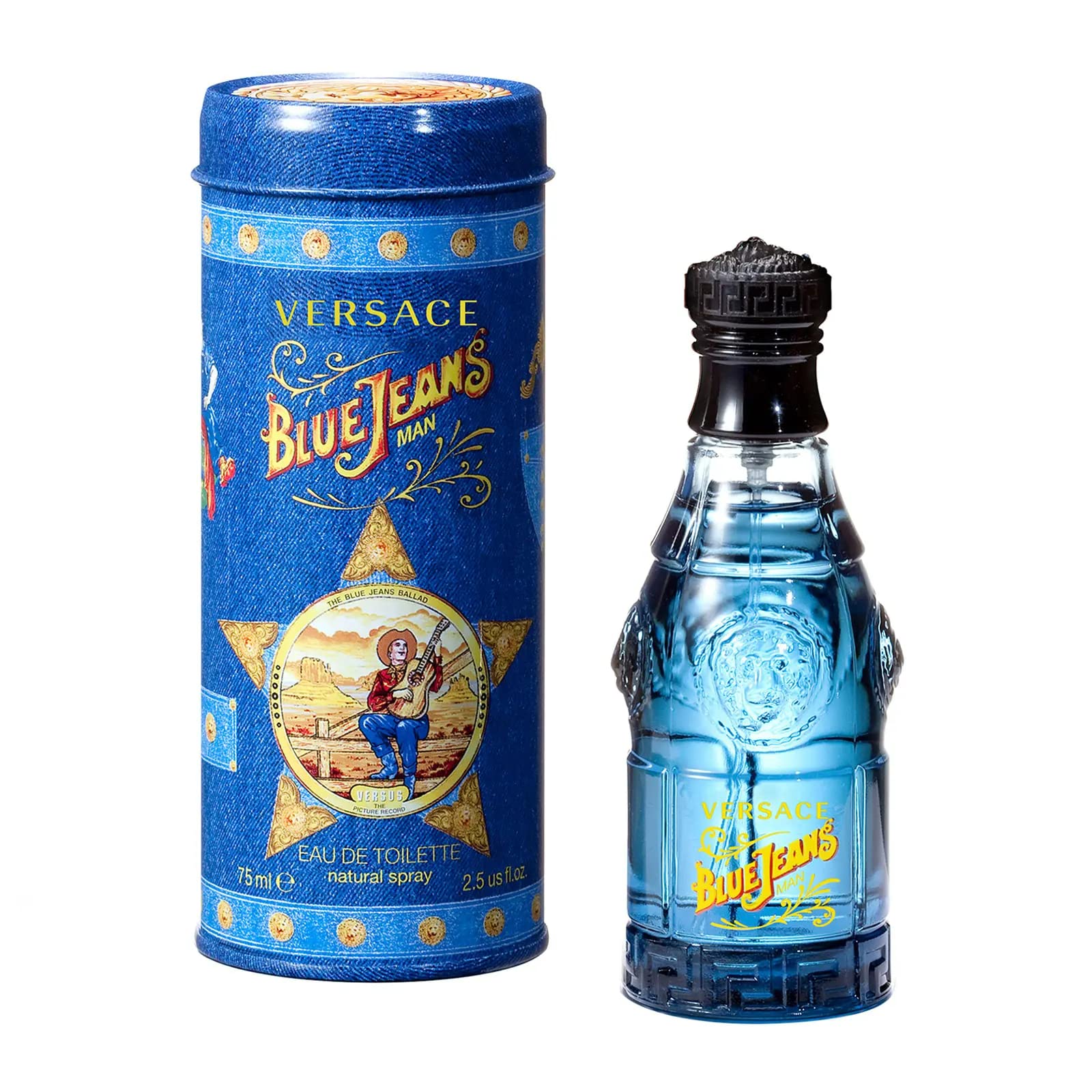 Foto 3 pulgar | Perfume Versace Blue Jeans Eau De Toilette 75 Ml Para Hombre - Venta Internacional.