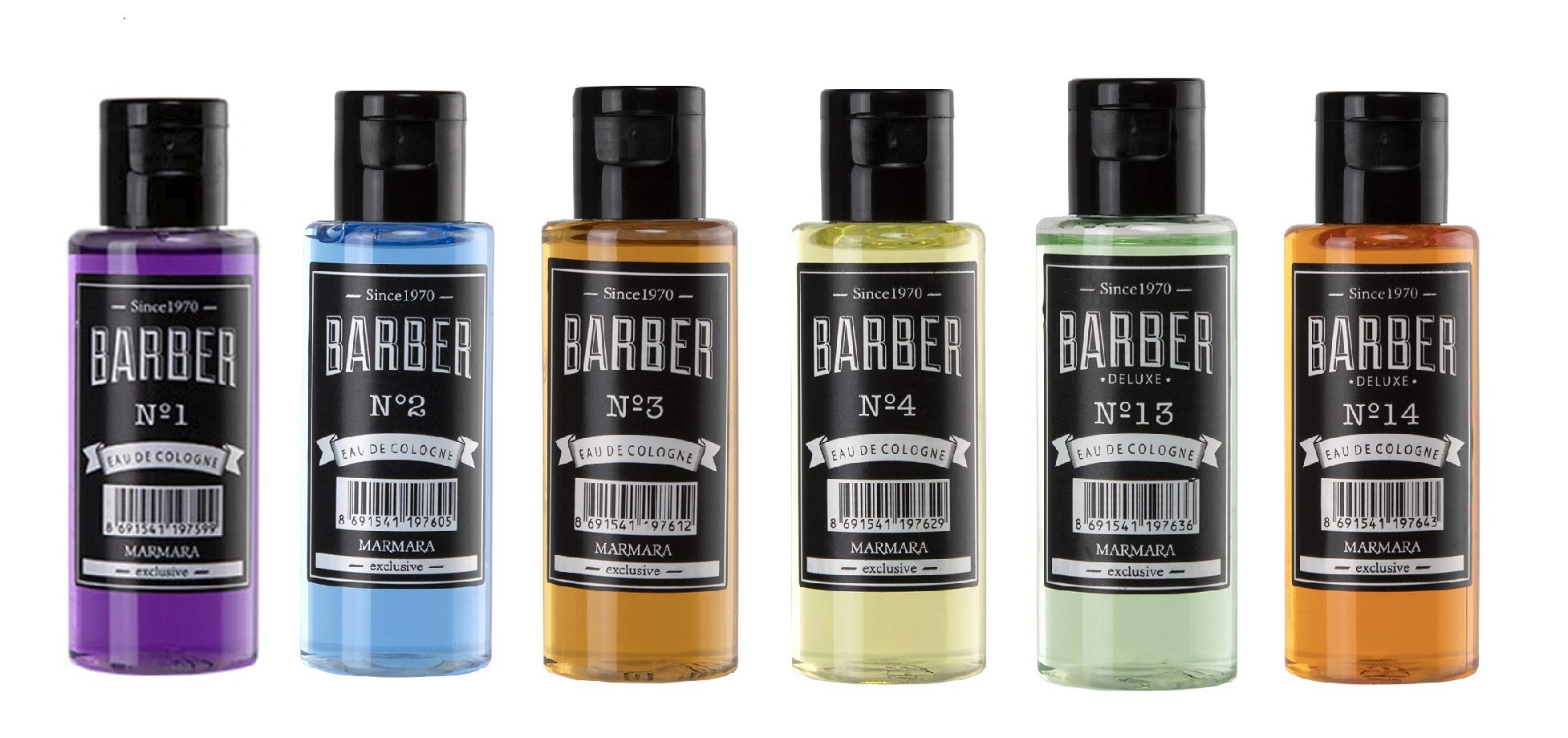 Foto 5 pulgar | Botella De Vidrio Cologne Barber Marmara No4 De 500 Ml Para Hombre - Venta Internacional.